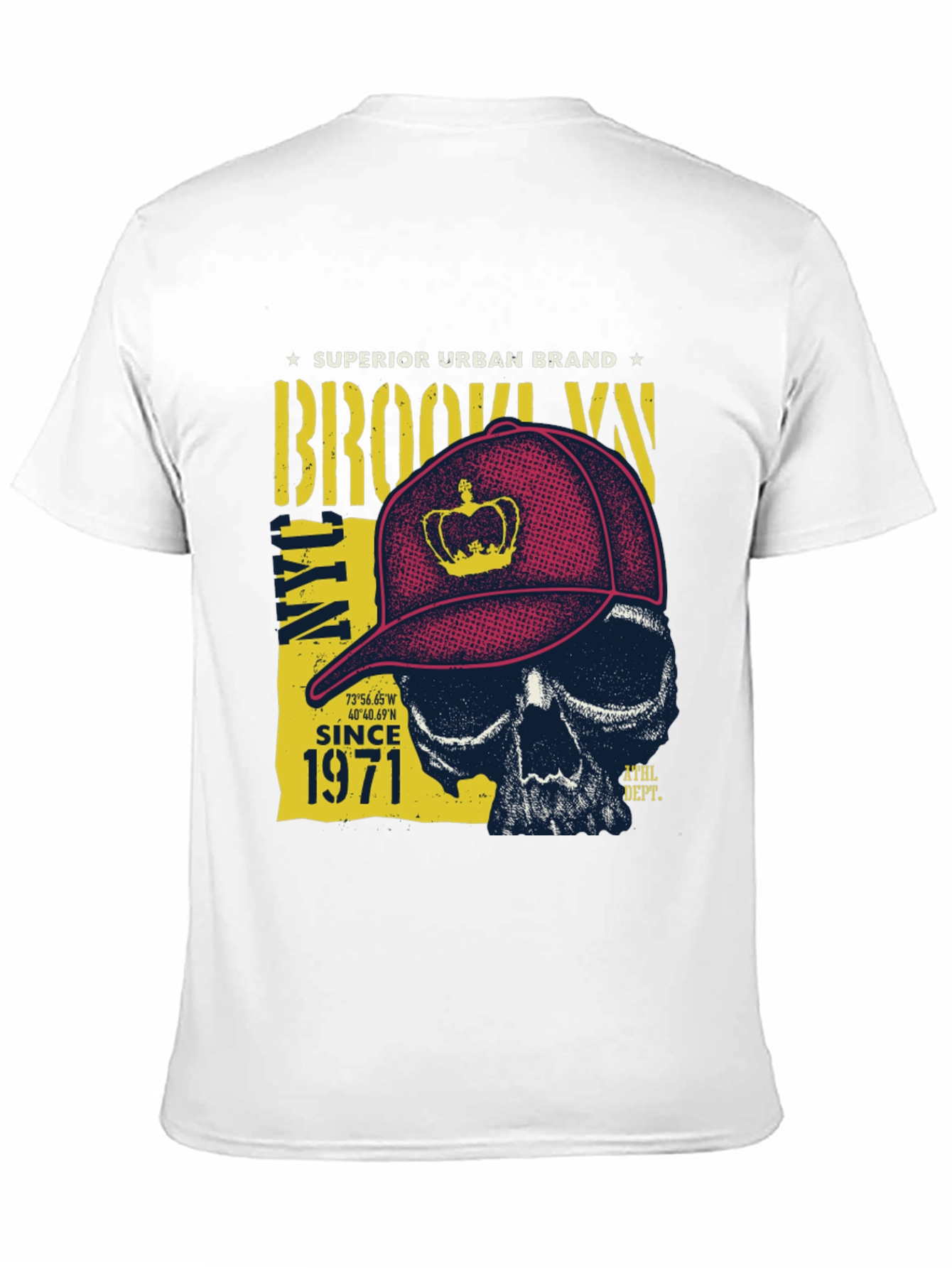 Brooklyn Urban Skull T-Shirt