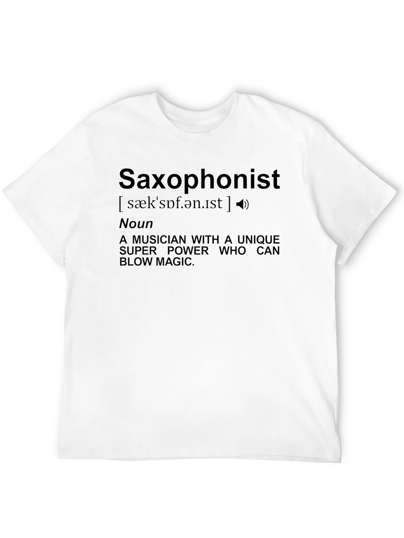 Saxophonist Definition T-Shirt - Musician Humor Tee