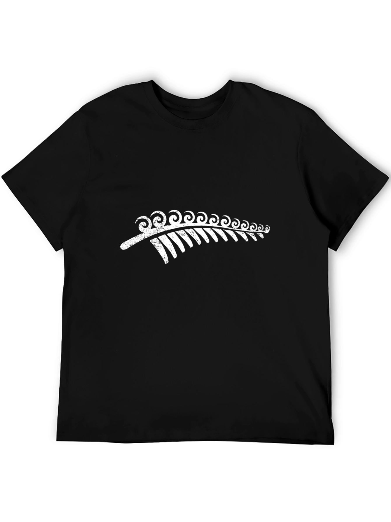 Mens Graphic Tee - Silver Fern Design