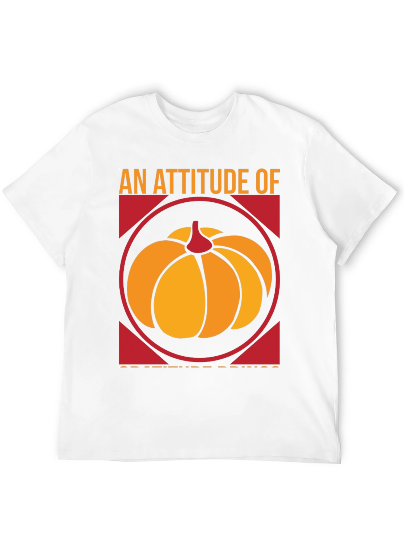 An Attitude Of Gratitude Pumpkin T-Shirt