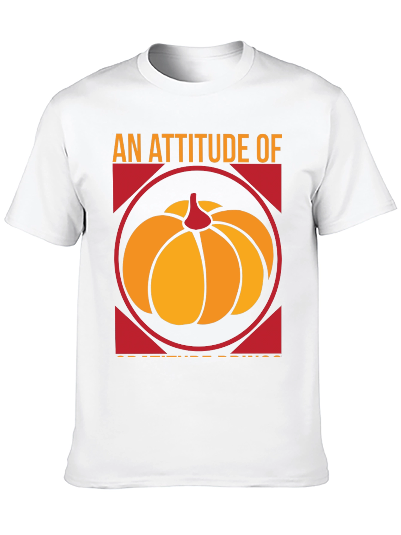 An Attitude Of Gratitude Pumpkin T-Shirt
