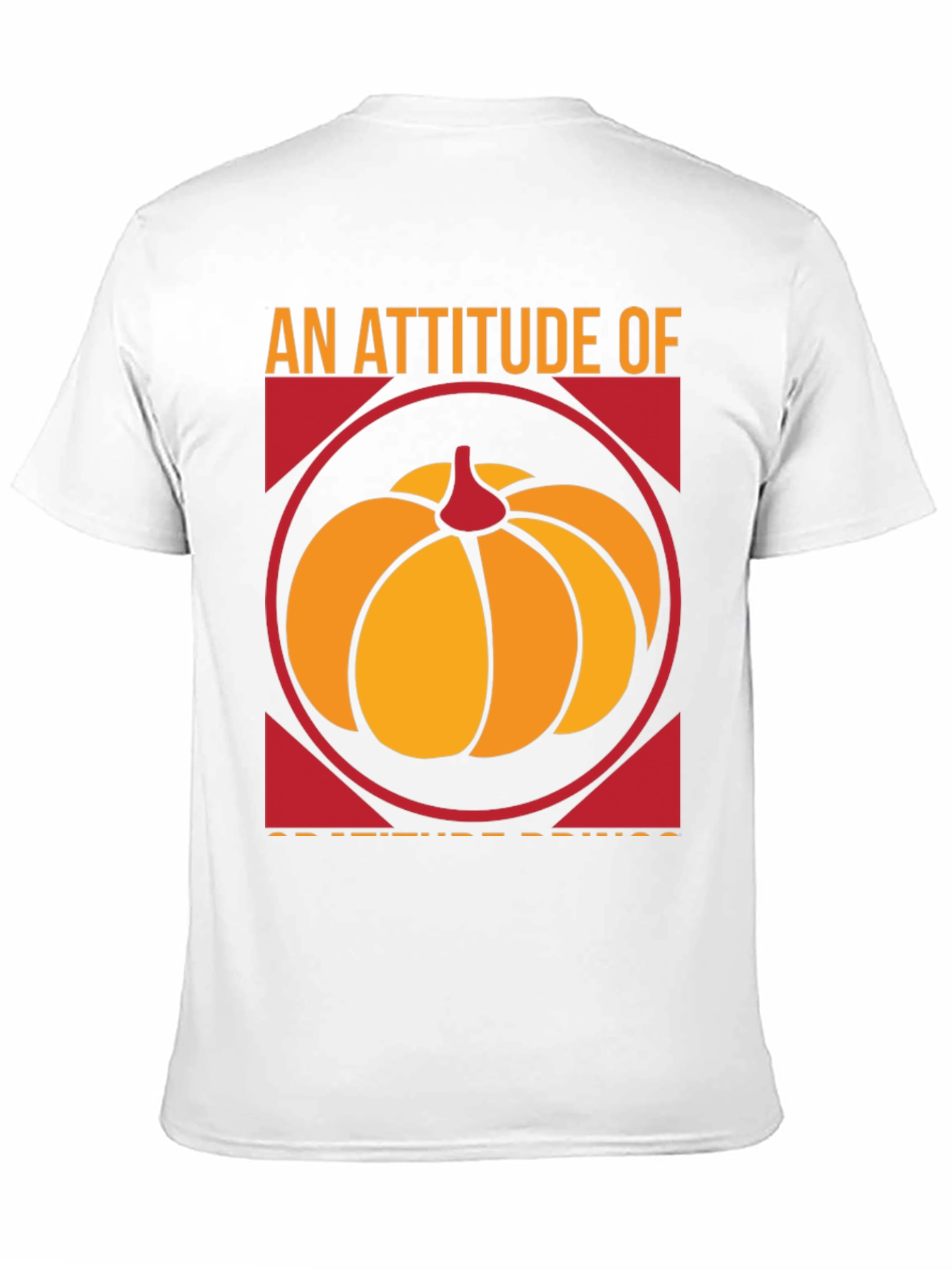 An Attitude Of Gratitude Pumpkin T-Shirt