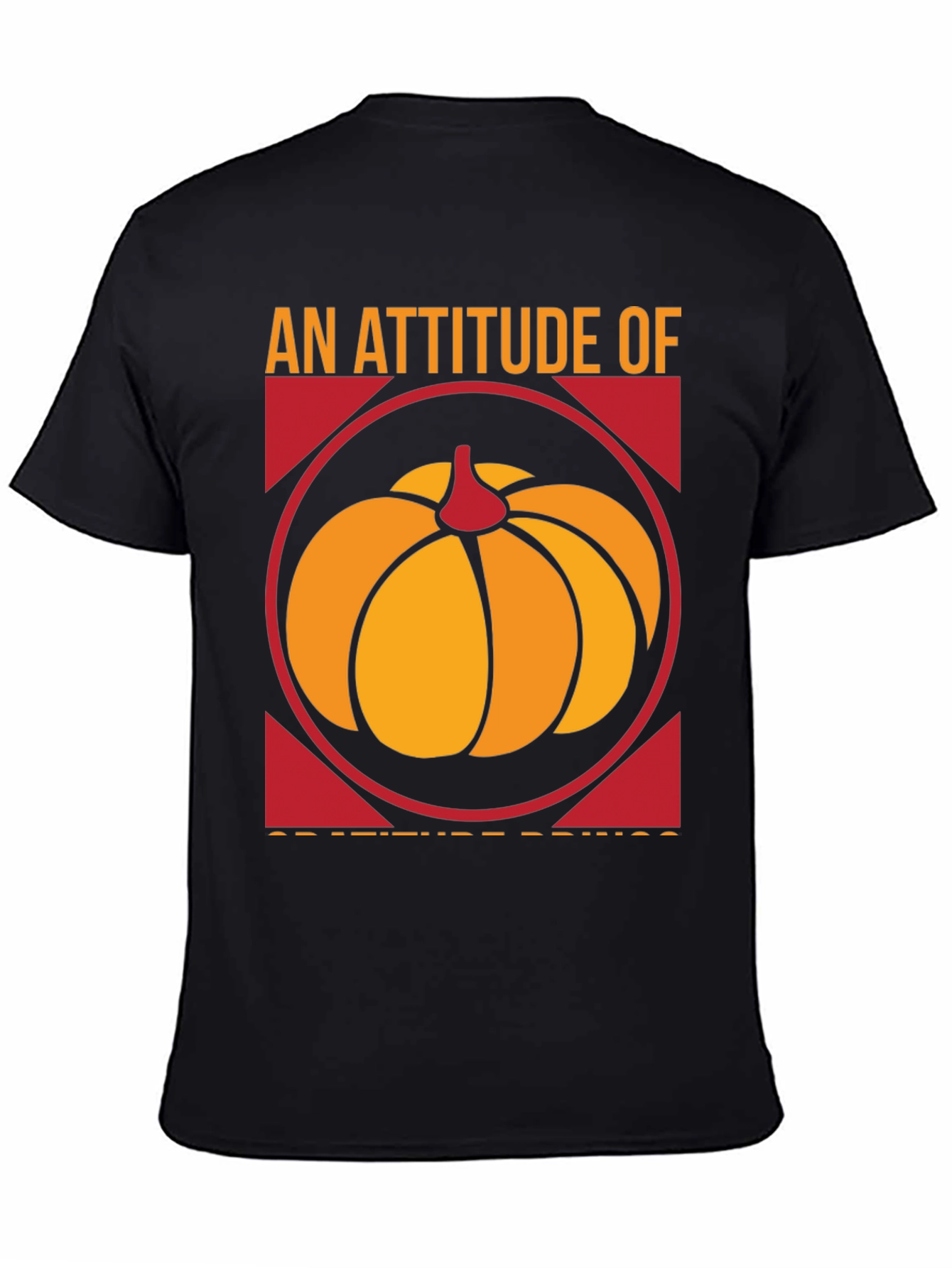 An Attitude Of Gratitude Pumpkin T-Shirt
