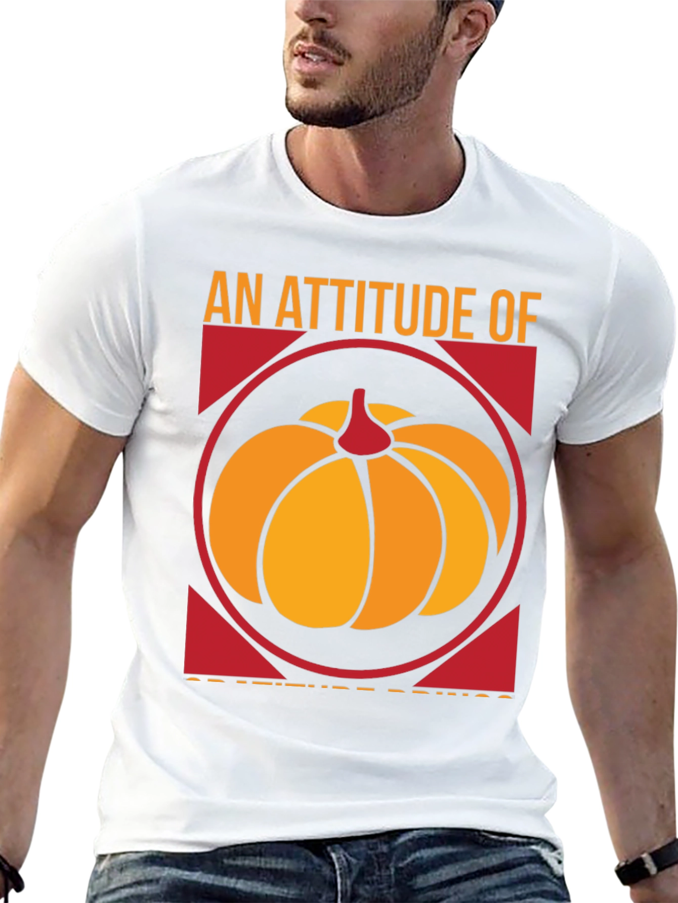 An Attitude Of Gratitude Pumpkin T-Shirt