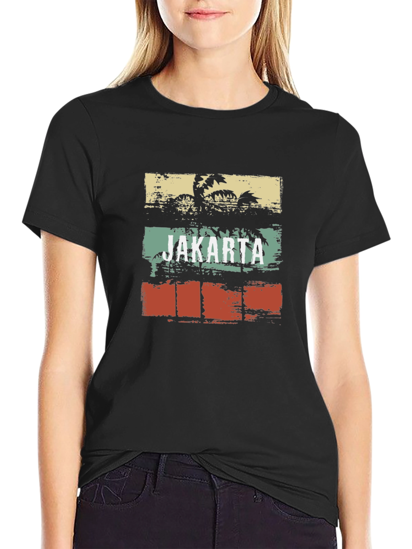 Jakarta Palm Tree Graphic T-Shirt