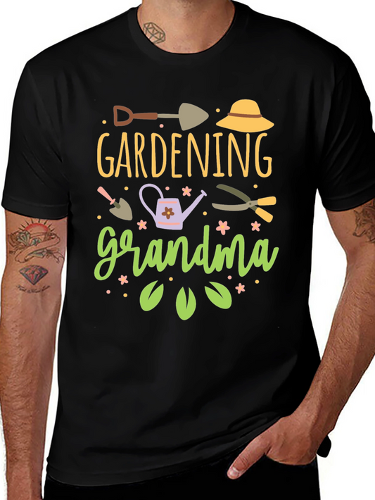 Gardening Grandma Graphic T-Shirt - Perfect for Garden Lovers!