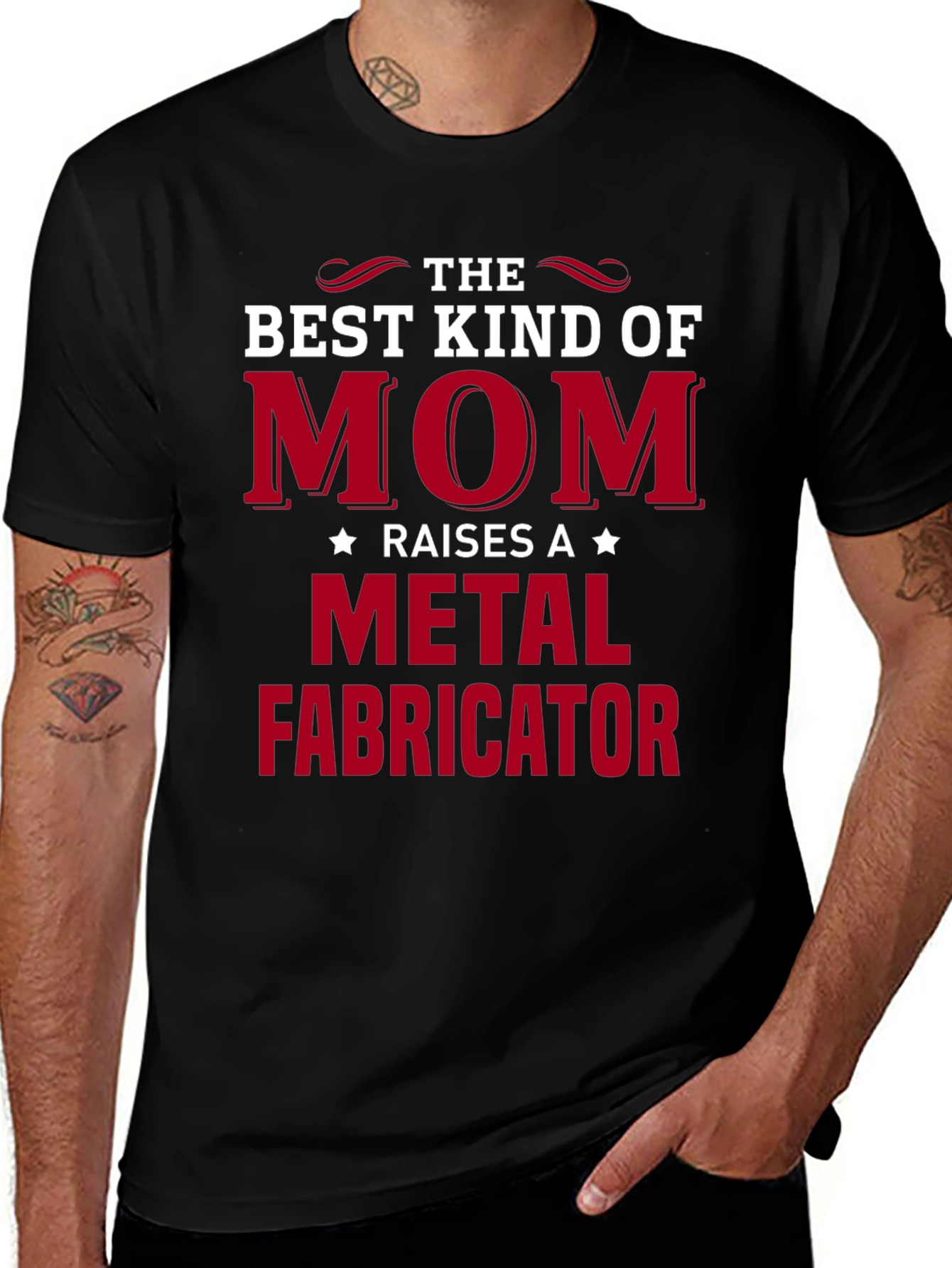 Best Kind of Mom Metal Fabricator T-Shirt