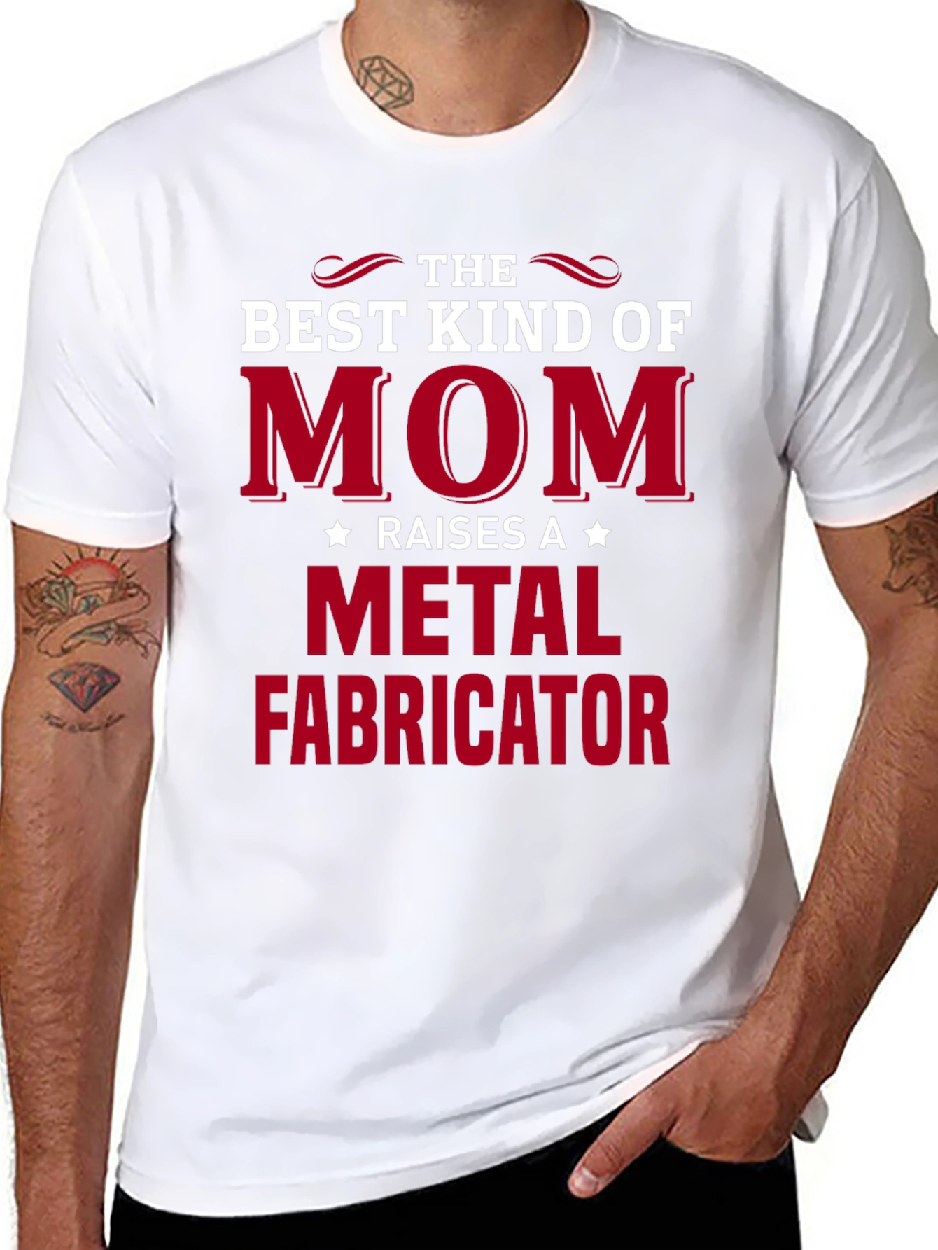 Best Kind of Mom Metal Fabricator T-Shirt