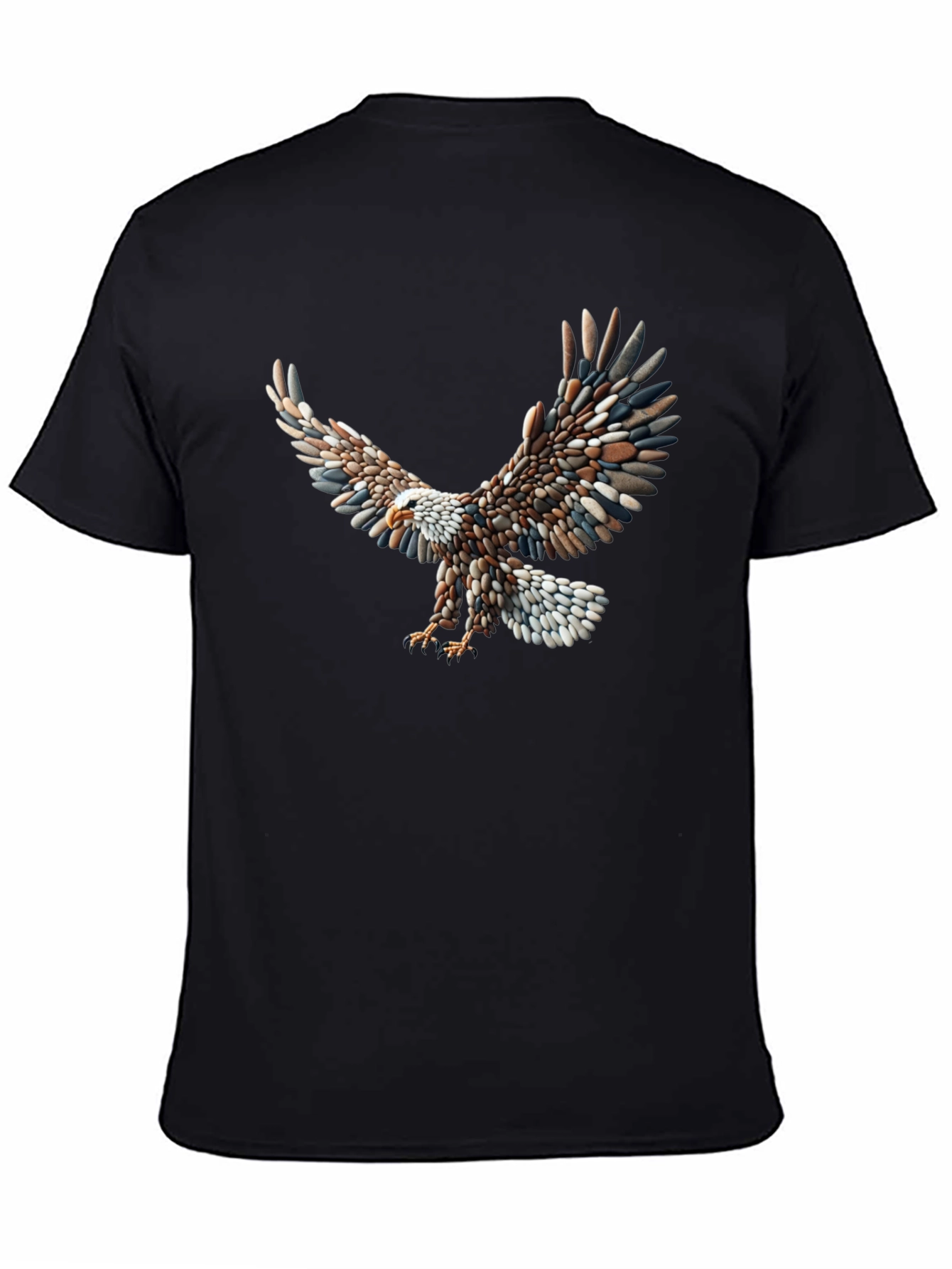 Eagle Stone Art Graphic T-Shirt