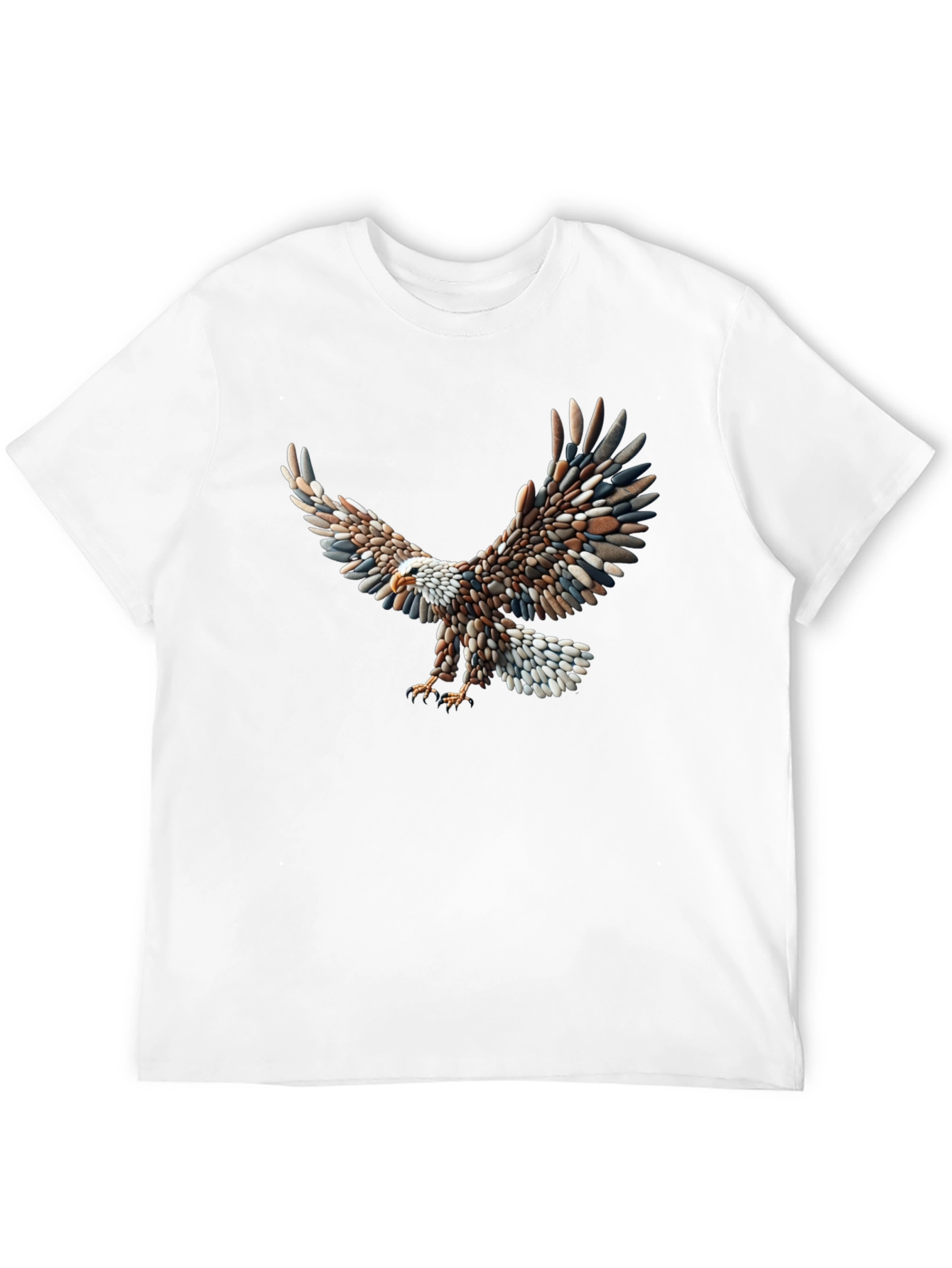 Eagle Stone Art Graphic T-Shirt