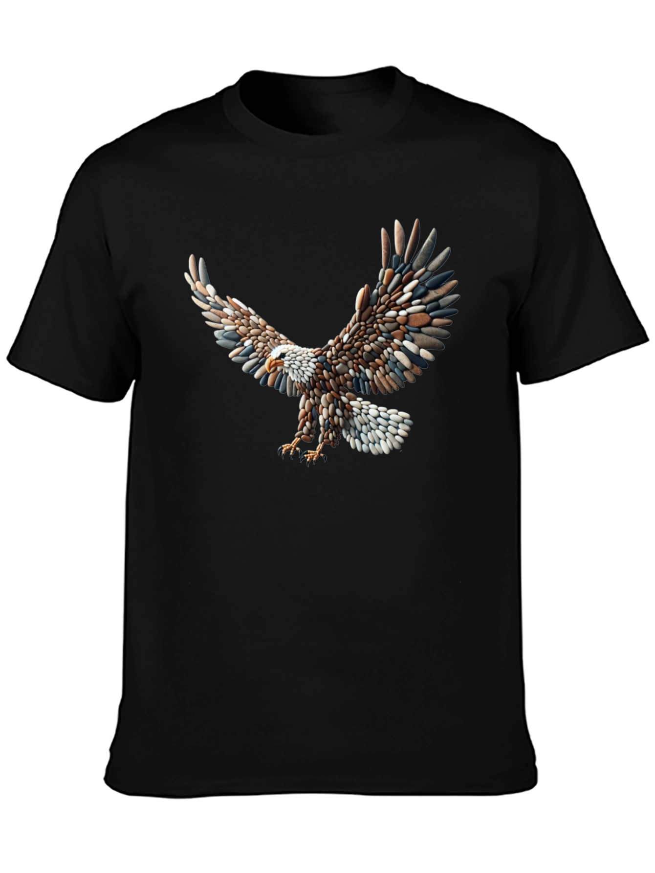 Eagle Stone Art Graphic T-Shirt