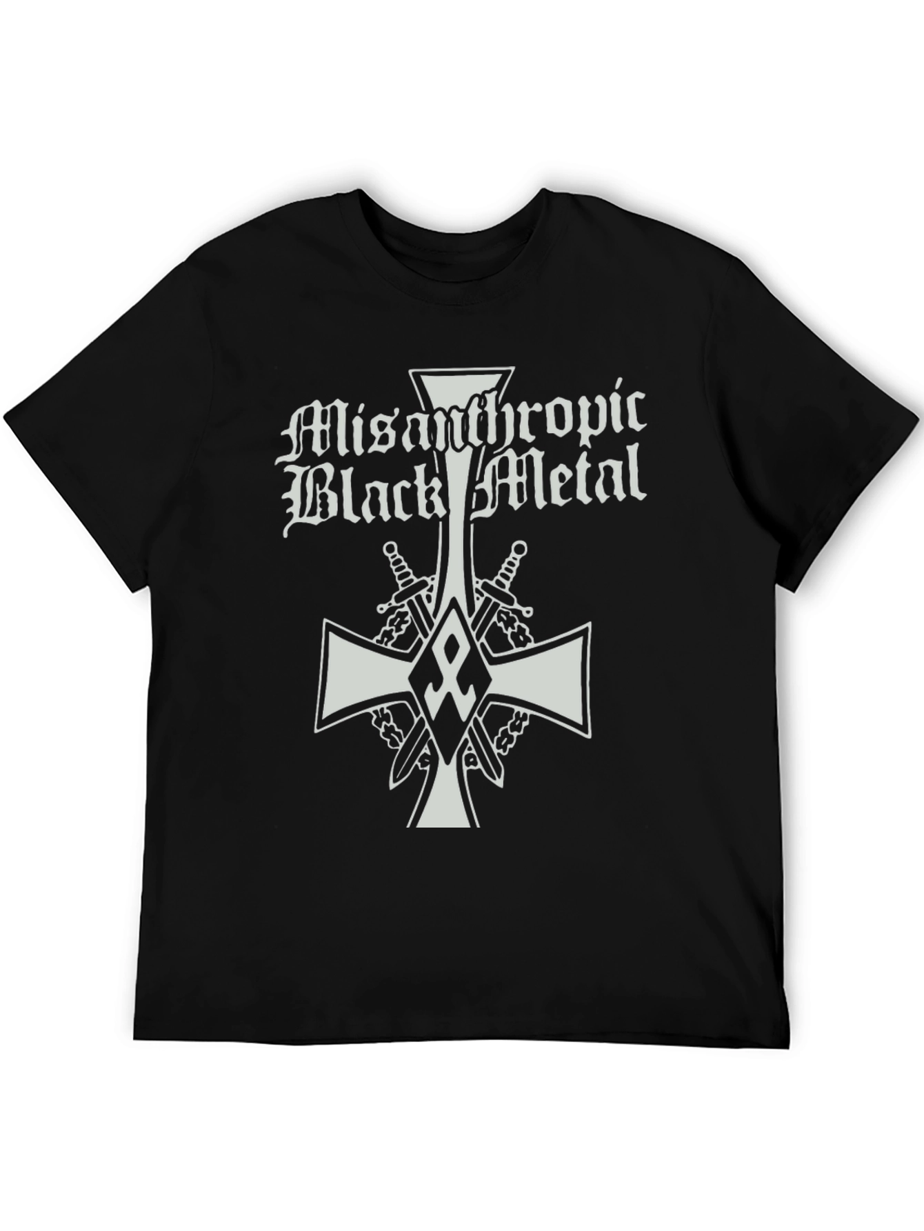Misanthropic Black Metal T-Shirt - Dark Graphic Tee