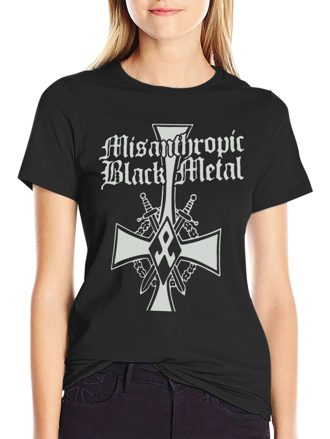 Misanthropic Black Metal T-Shirt - Dark Graphic Tee