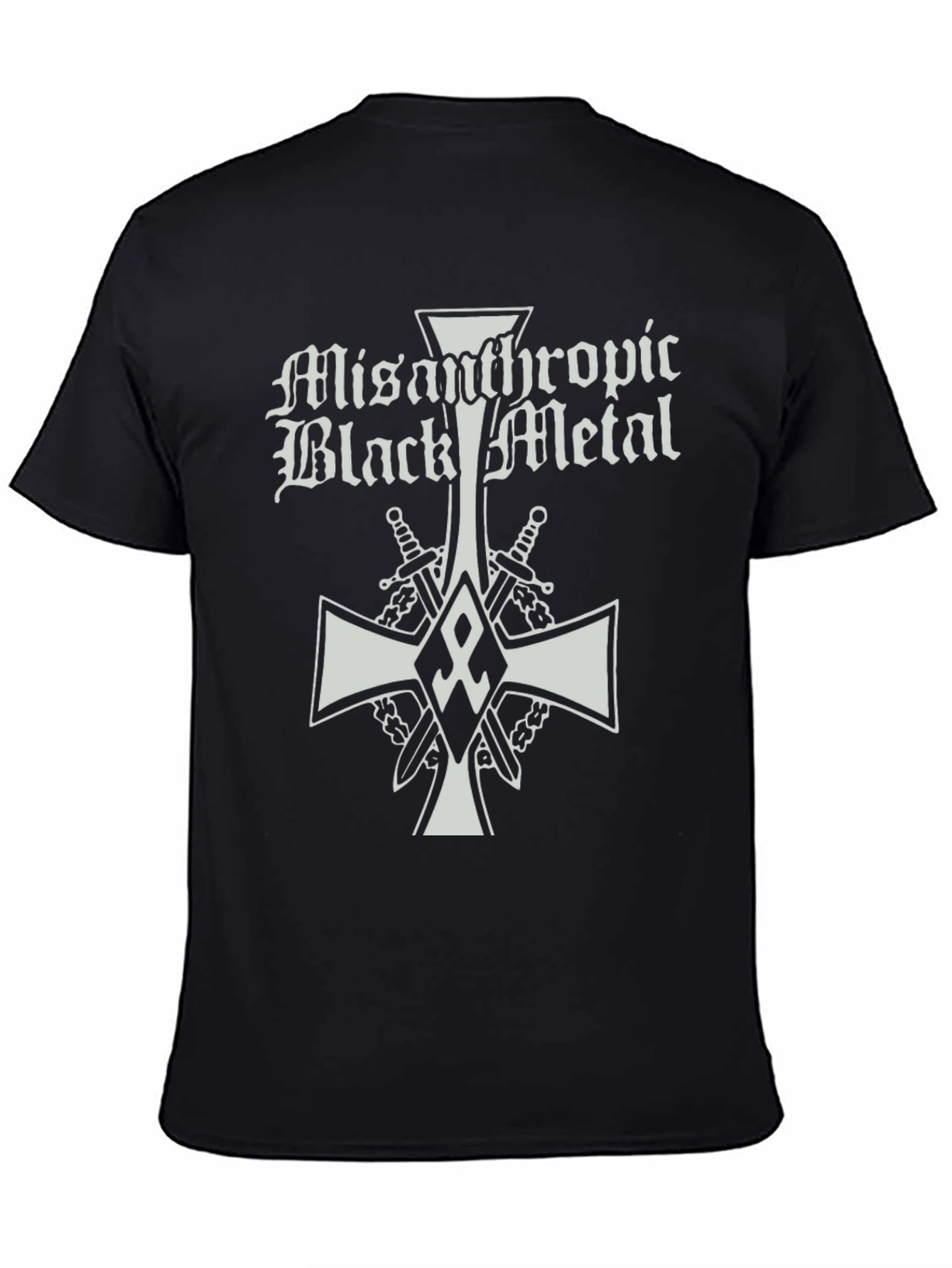 Misanthropic Black Metal T-Shirt - Dark Graphic Tee
