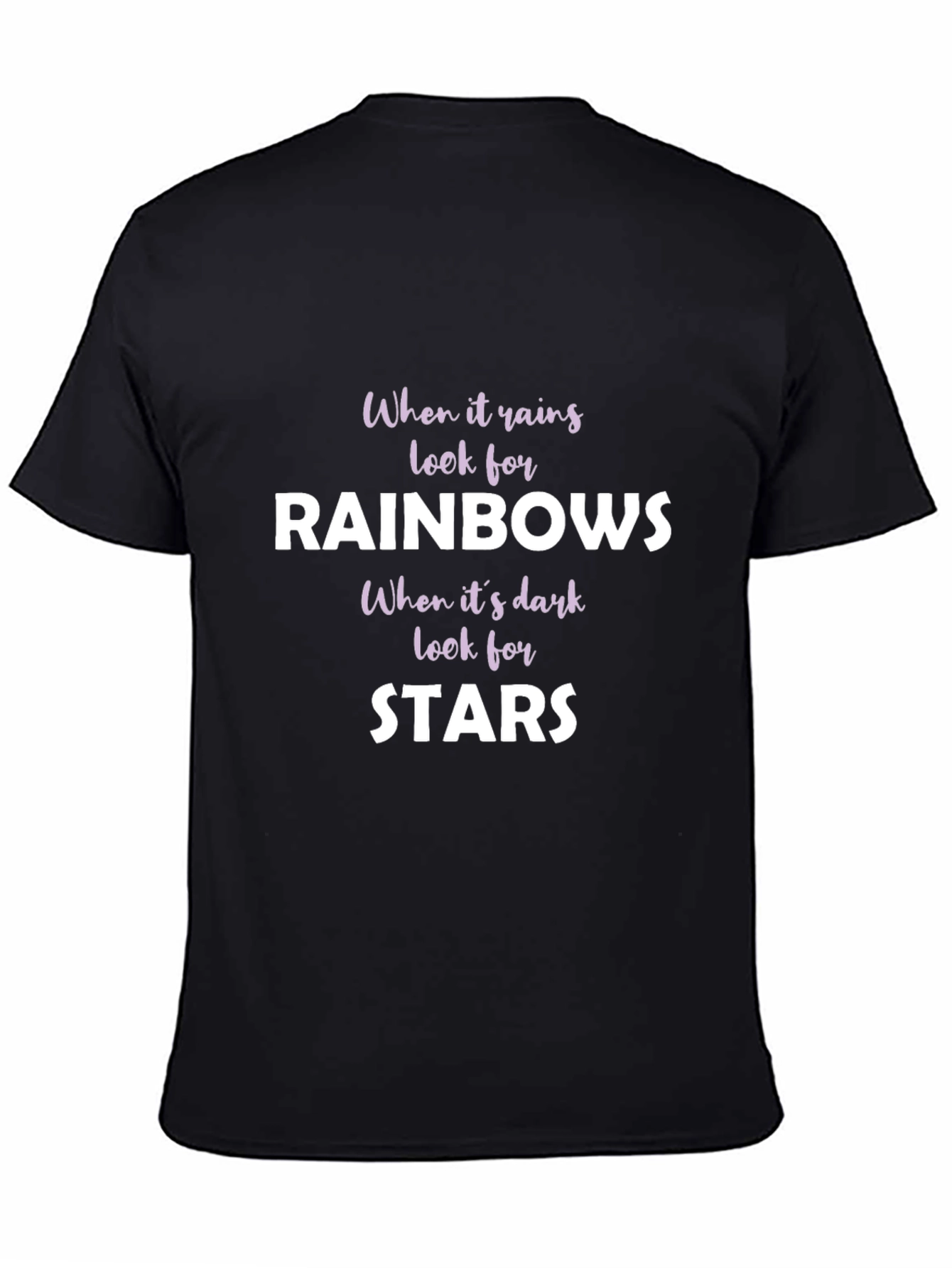 Rainbows and Stars Graphic T-Shirt - Inspirational Tee