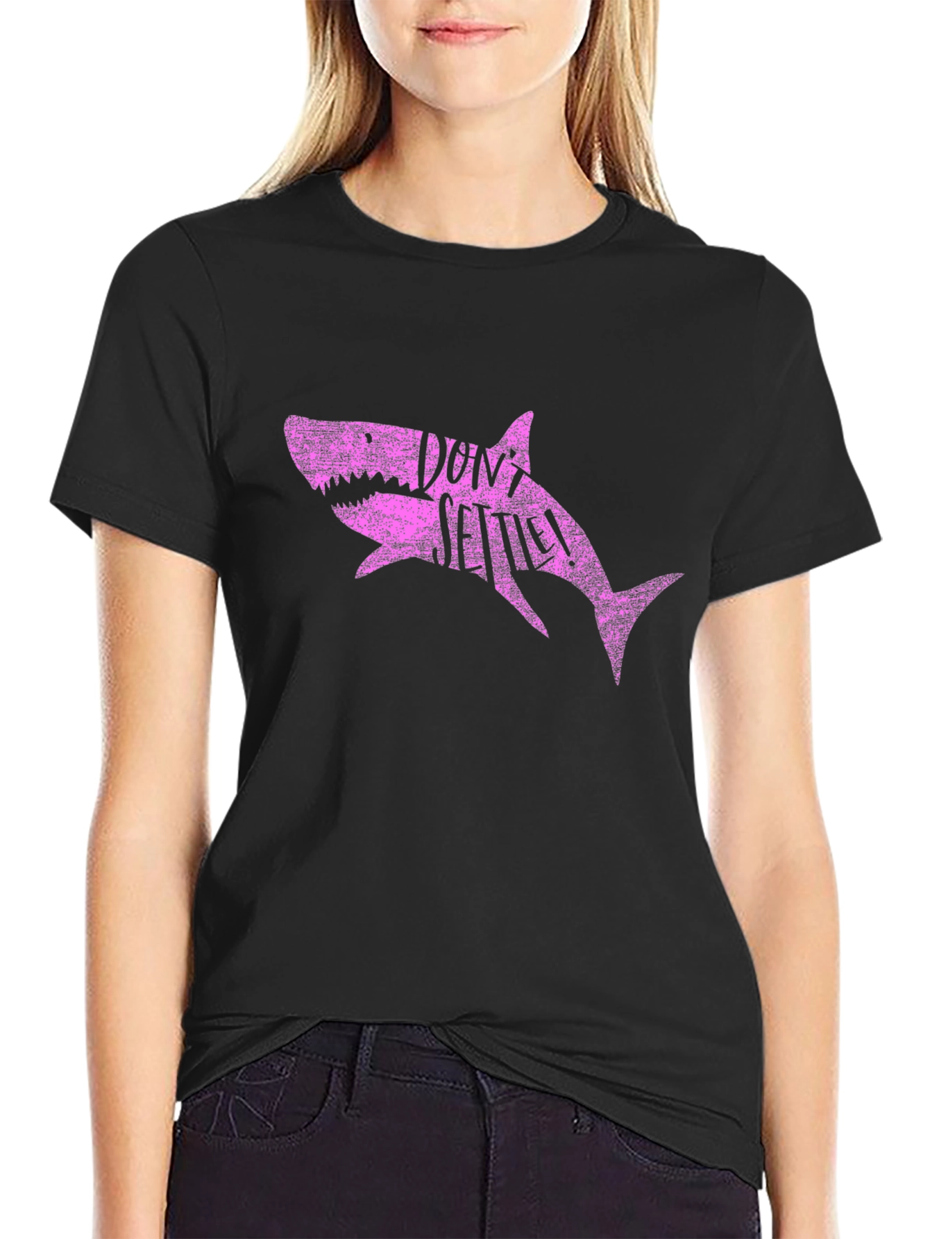 Dont Settle Shark T-Shirt