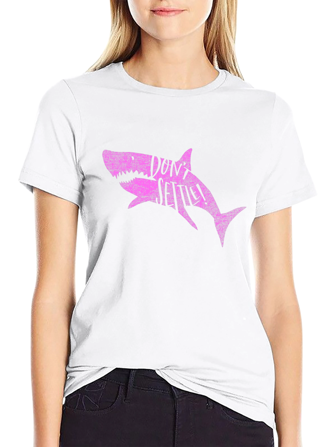 Dont Settle Shark T-Shirt