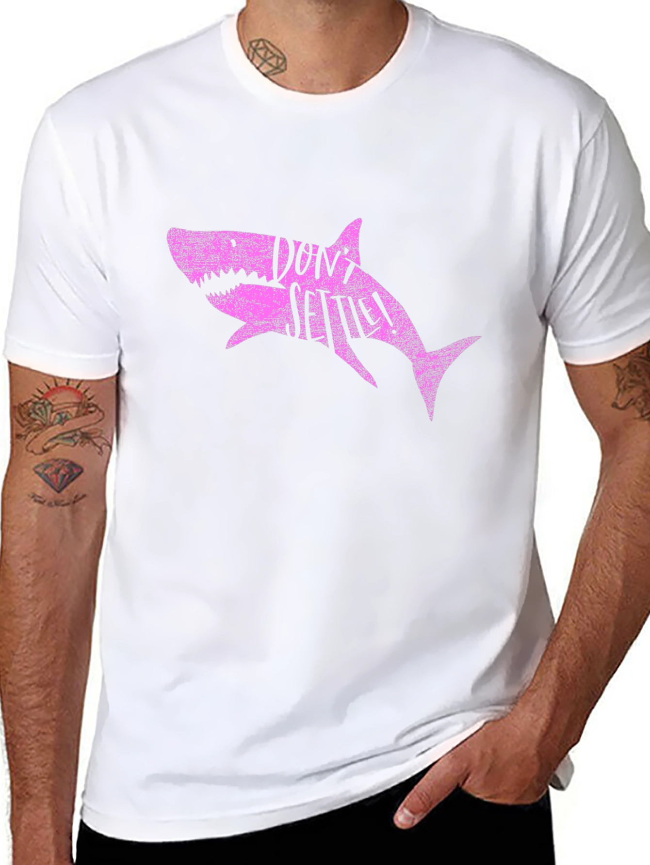 Dont Settle Shark T-Shirt