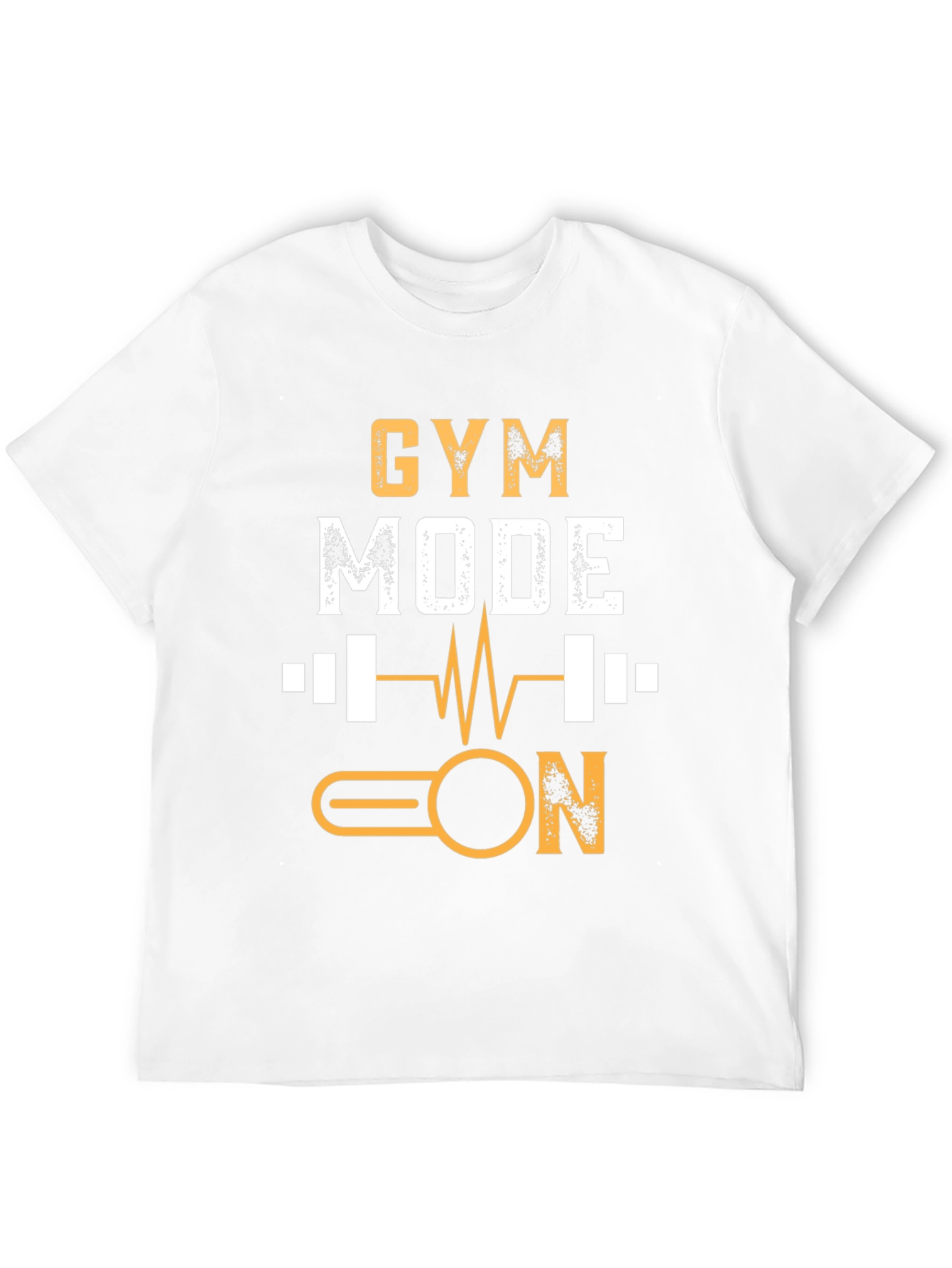 Gym Mode On Graphic Tee - Fitness Motivation Shirt