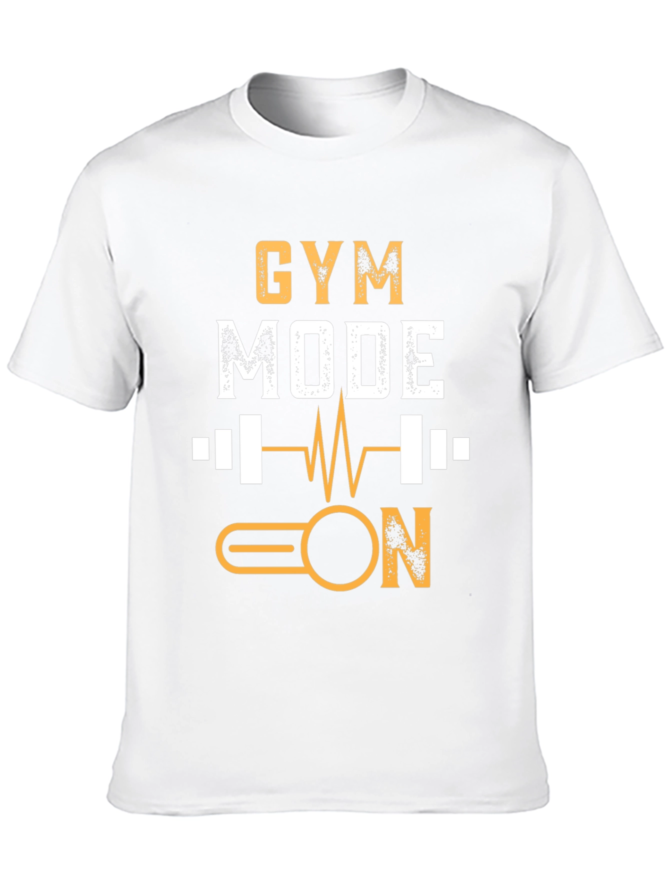 Gym Mode On Graphic Tee - Fitness Motivation Shirt
