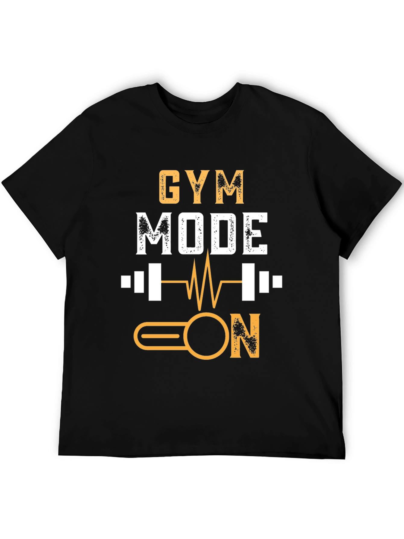 Gym Mode On Graphic Tee - Fitness Motivation Shirt