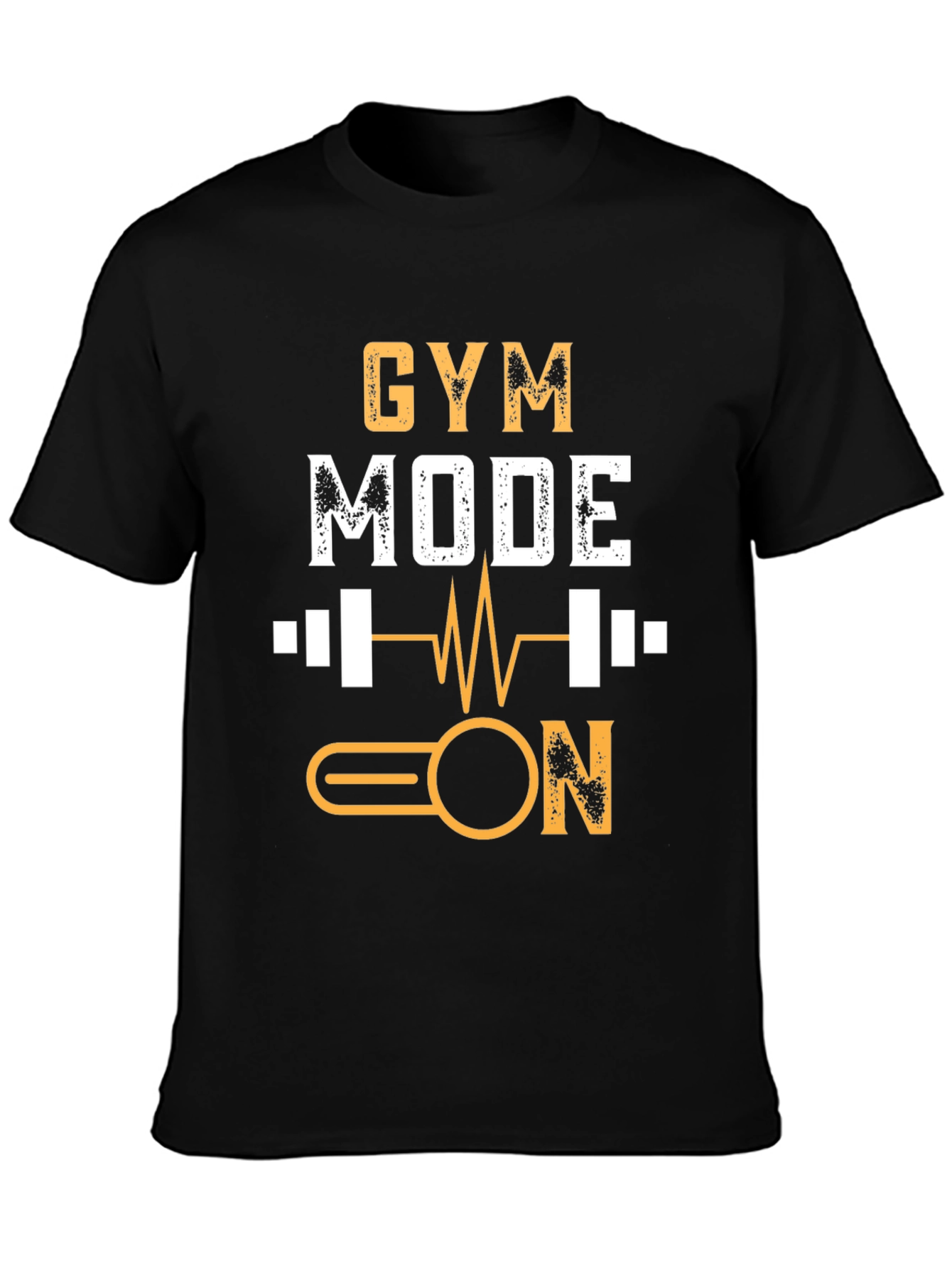 Gym Mode On Graphic Tee - Fitness Motivation Shirt