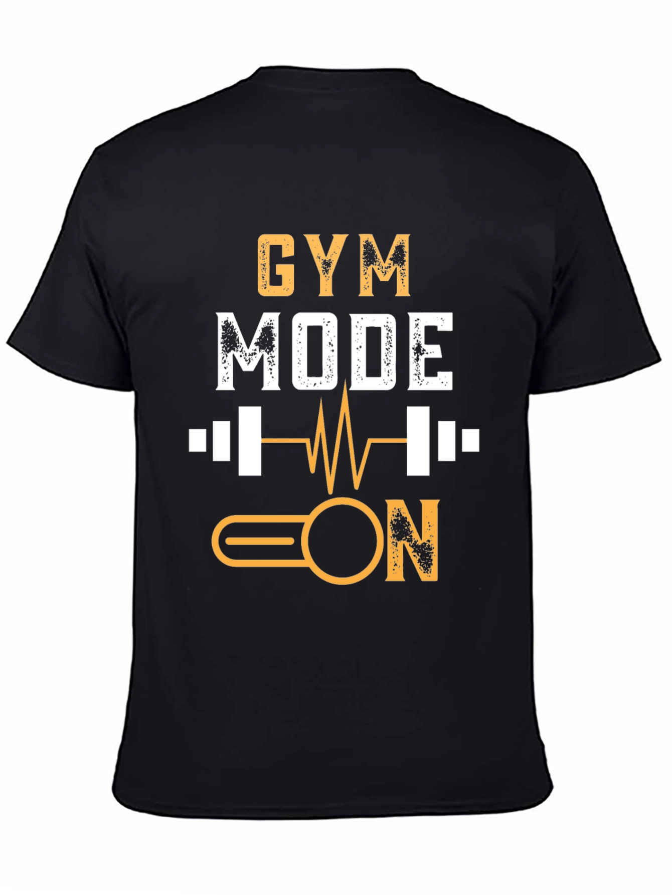 Gym Mode On Graphic Tee - Fitness Motivation Shirt