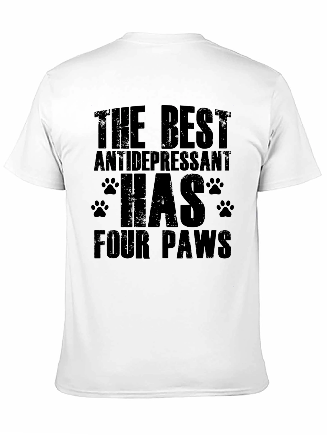 Dog Lover T-Shirt: The Best Antidepressant Has Four Paws