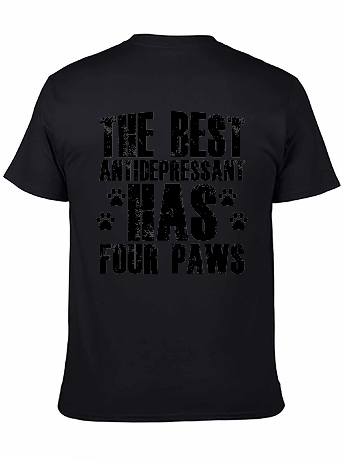 Dog Lover T-Shirt: The Best Antidepressant Has Four Paws