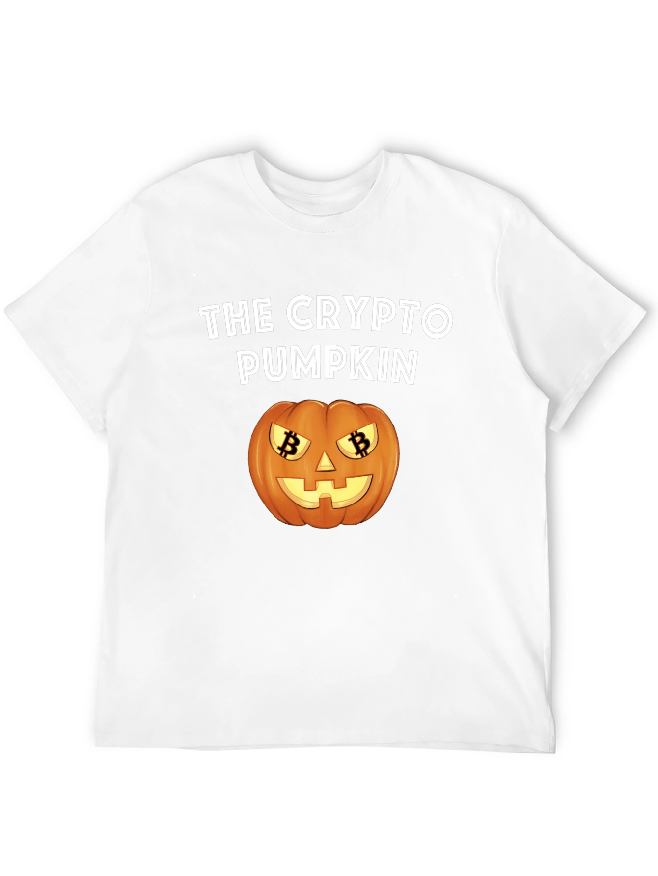 The Crypto Pumpkin T-Shirt - Halloween Bitcoin Tee