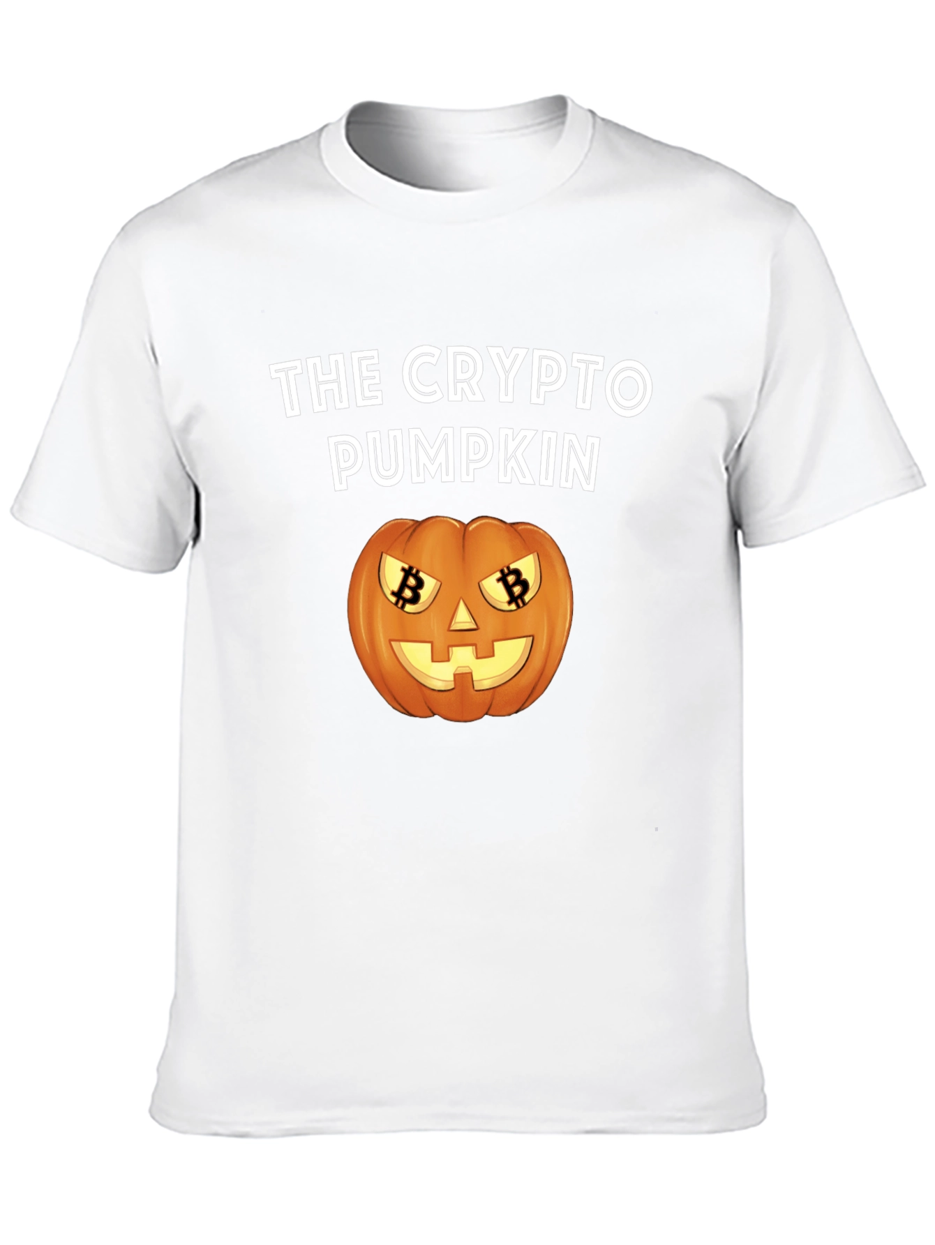 The Crypto Pumpkin T-Shirt - Halloween Bitcoin Tee