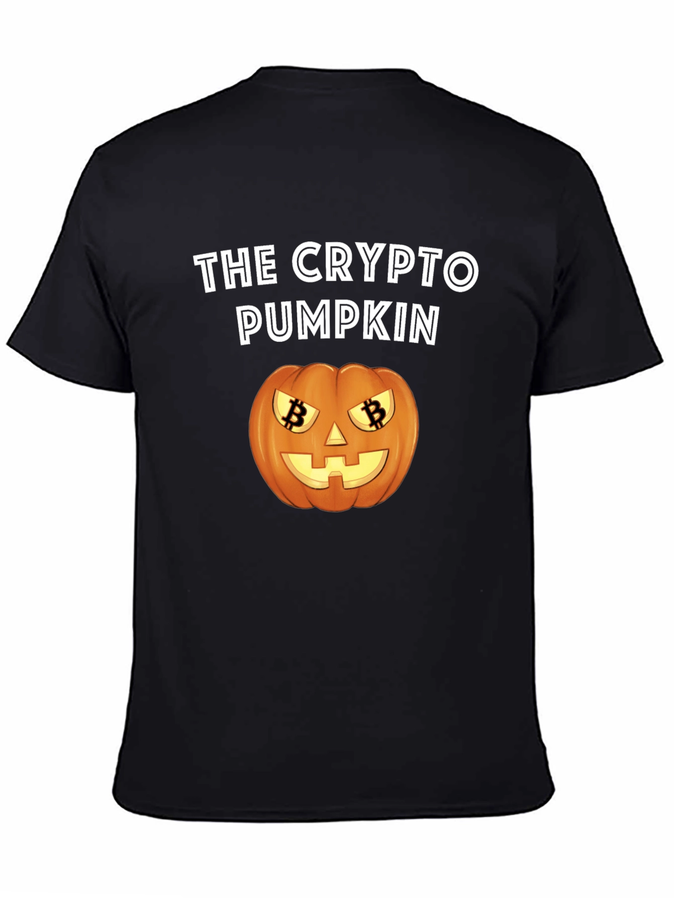 The Crypto Pumpkin T-Shirt - Halloween Bitcoin Tee