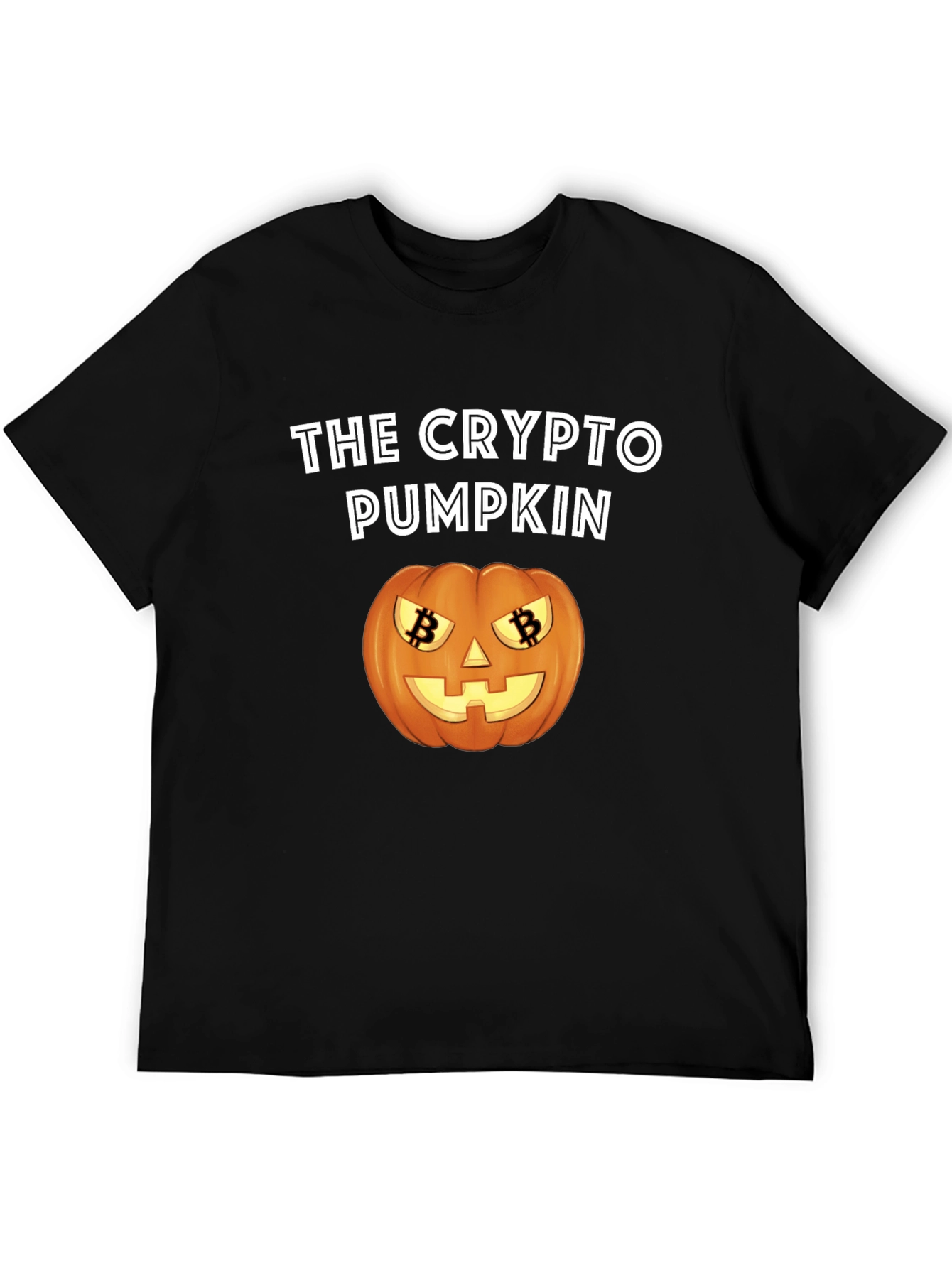 The Crypto Pumpkin T-Shirt - Halloween Bitcoin Tee