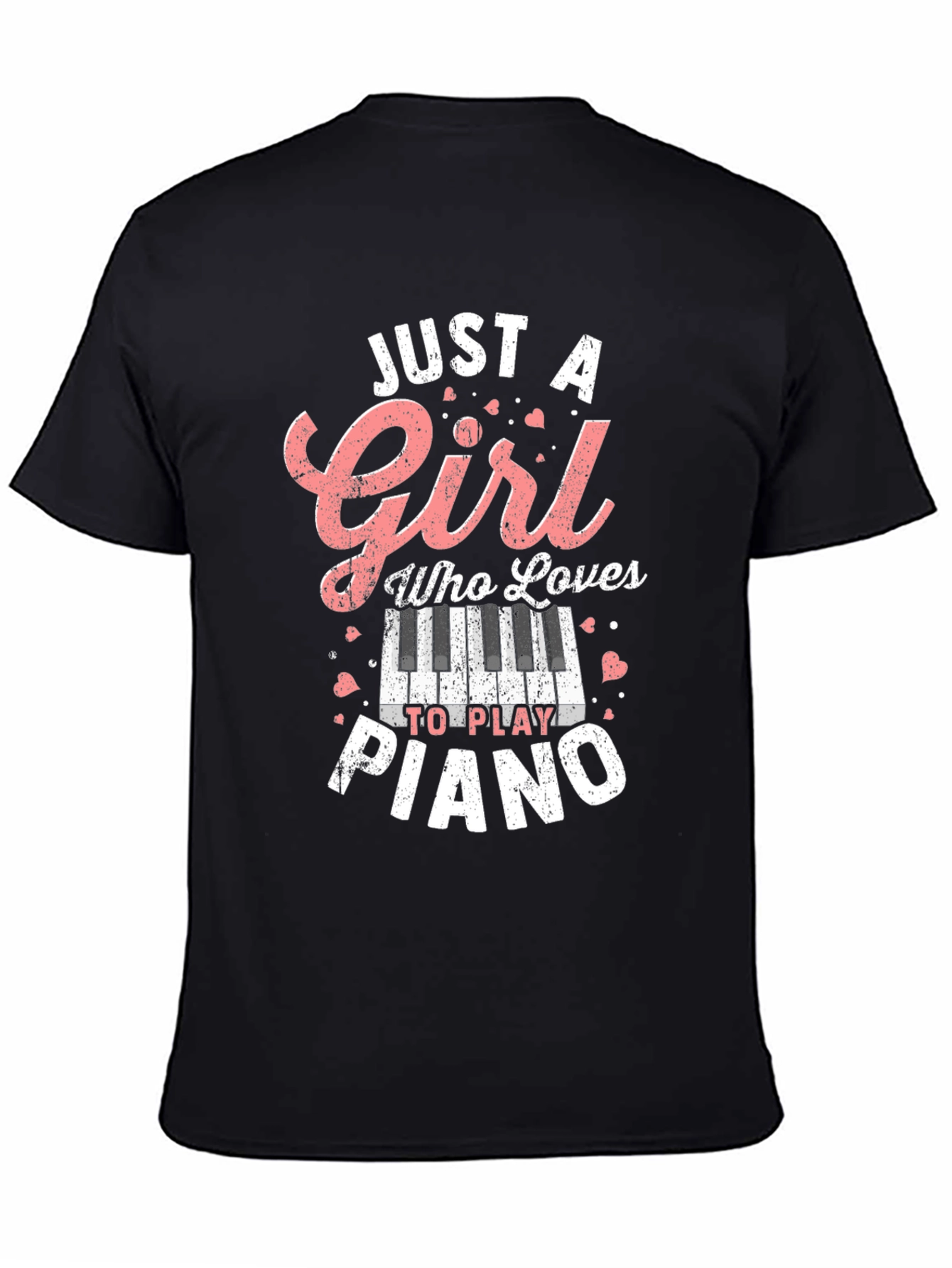 Just A Girl Who Loves To Play Piano T-Shirt