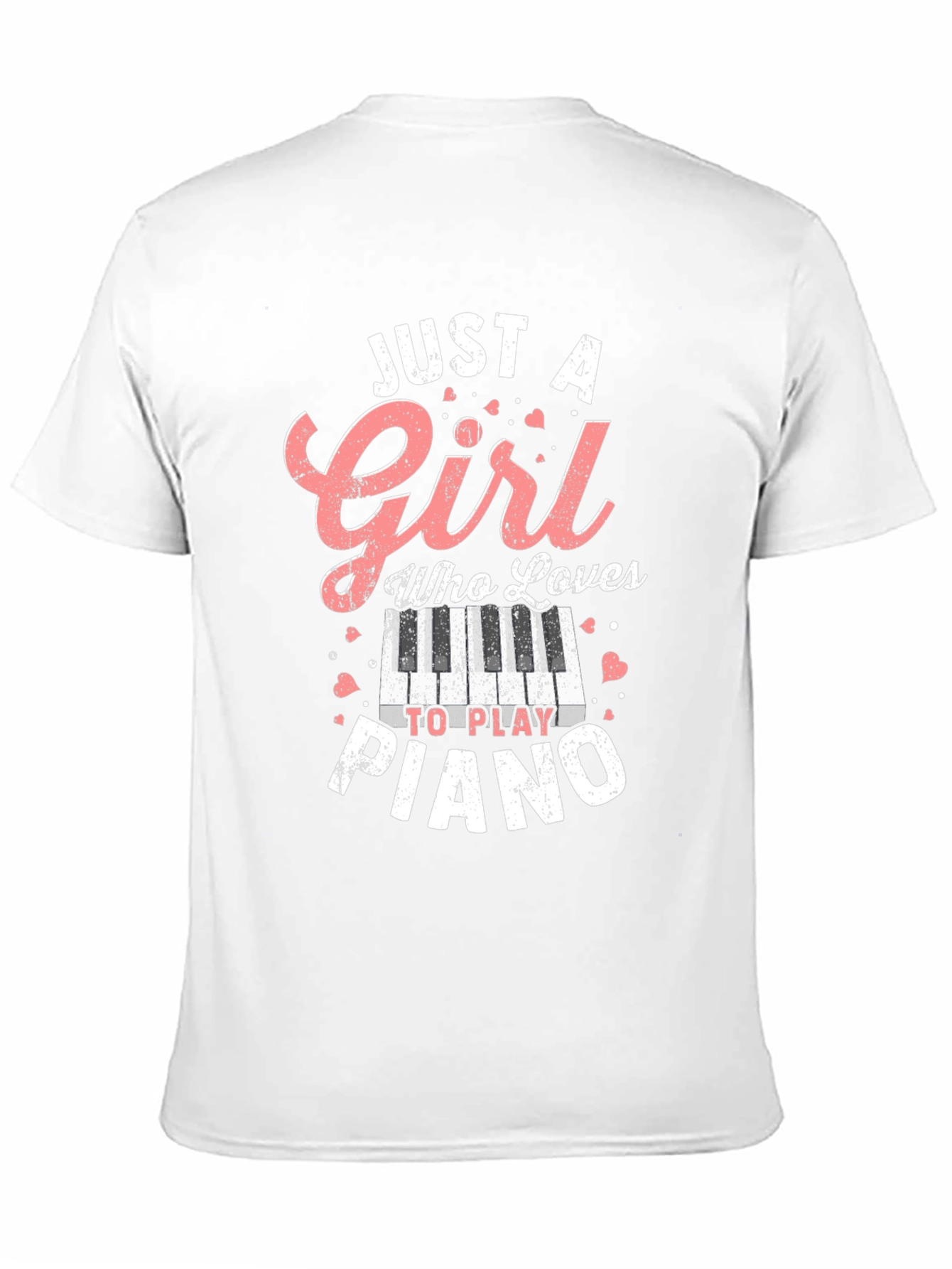 Just A Girl Who Loves To Play Piano T-Shirt