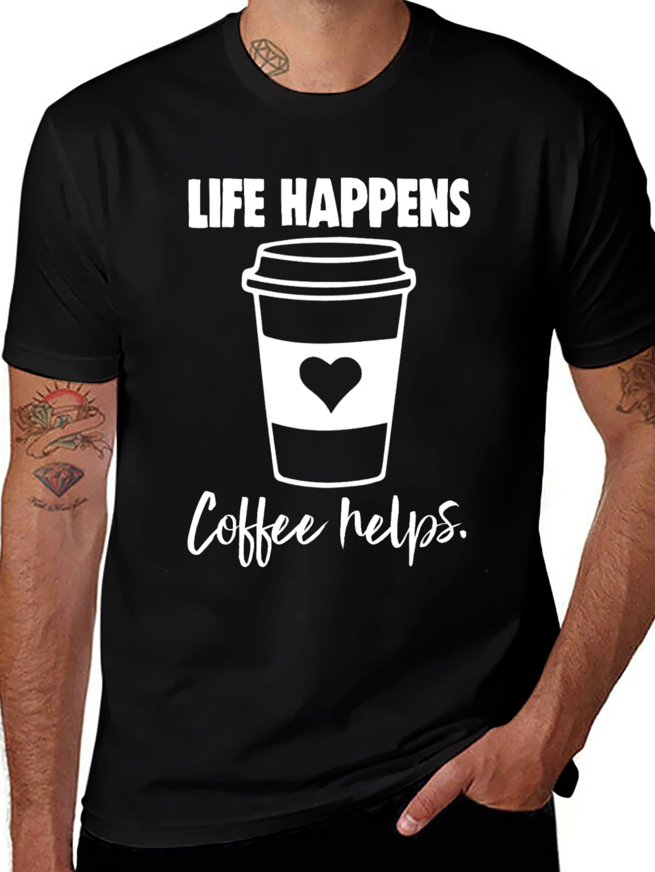 Life Happens Coffee Helps T-Shirt