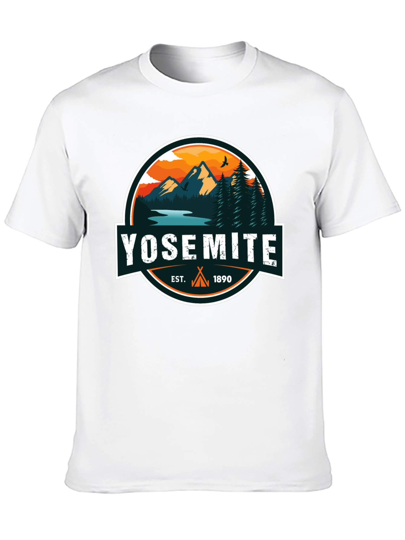 Yosemite Est. 1890 Black Graphic T-Shirt