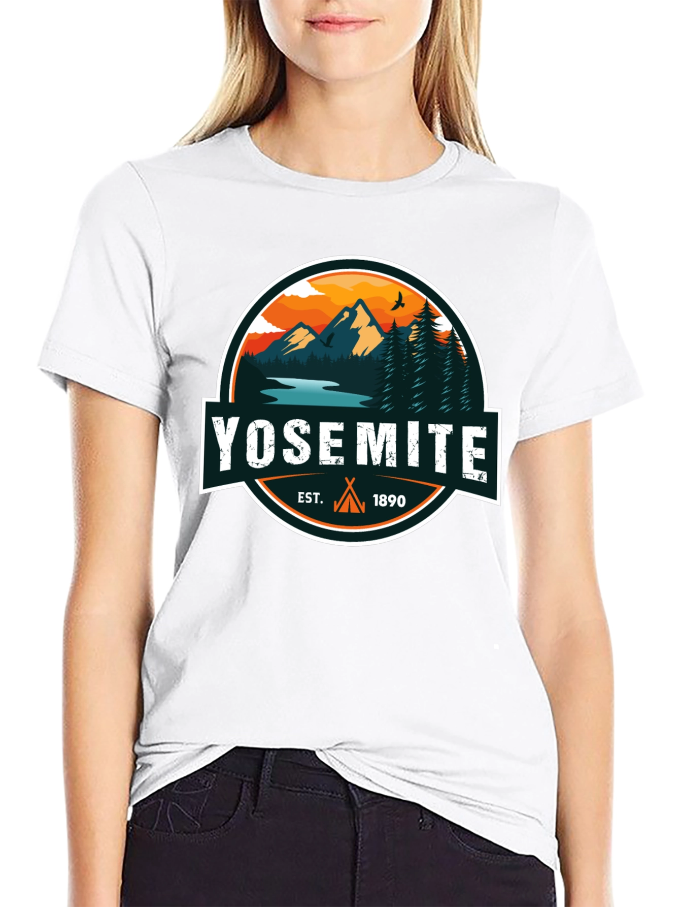 Yosemite Est. 1890 Black Graphic T-Shirt