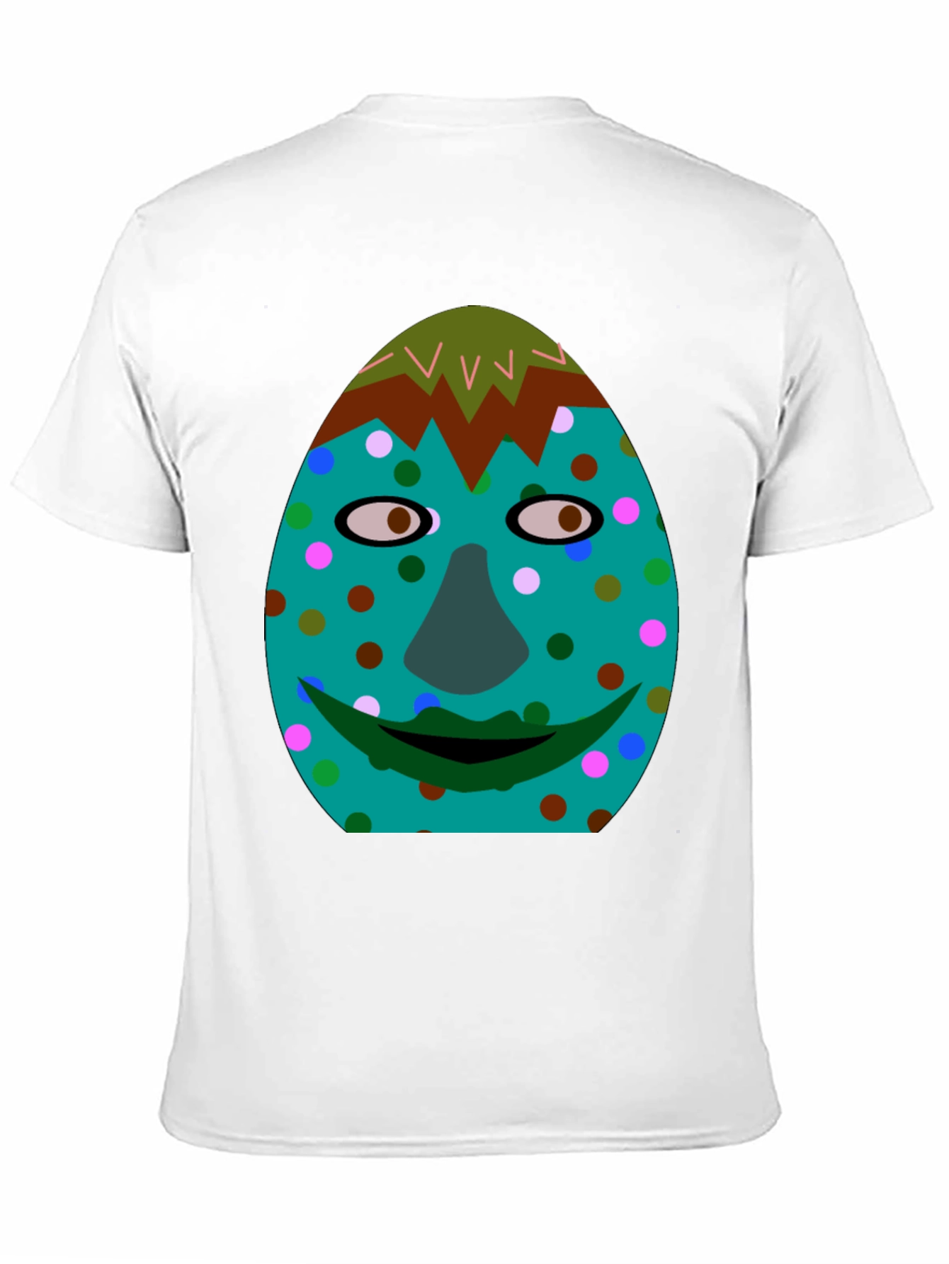 Funny Face Graphic Tee - Black Cotton Blend Shirt