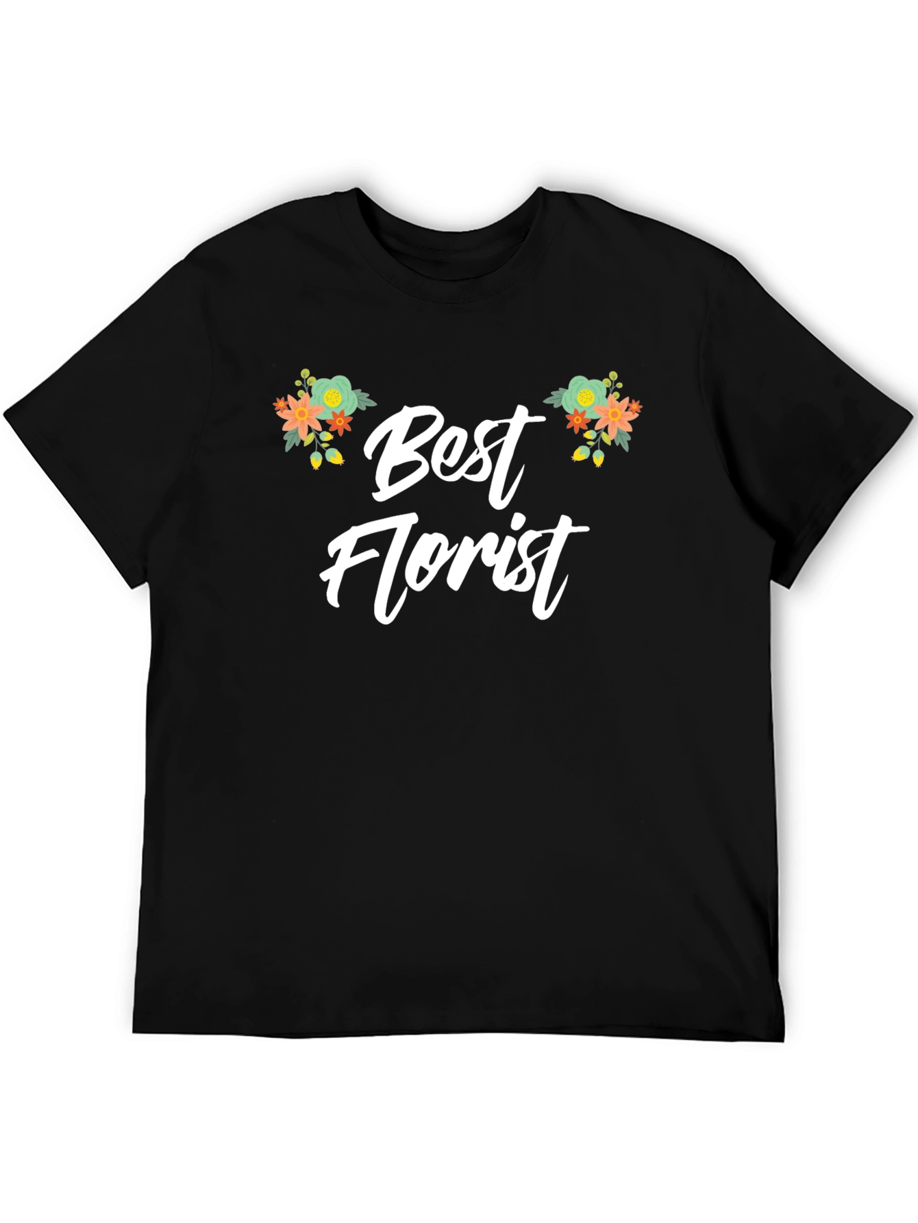 Best Florist Graphic T-Shirt - Floral Design