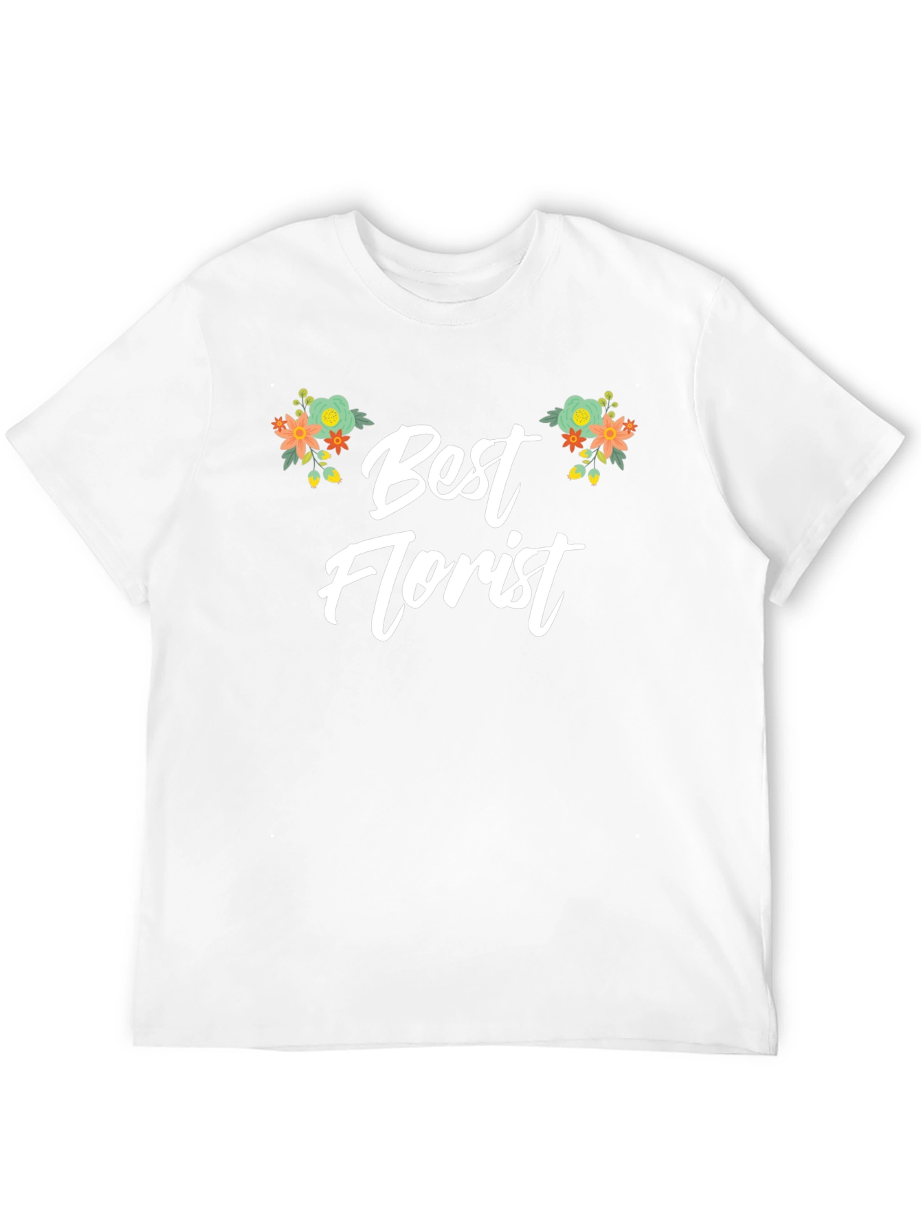 Best Florist Graphic T-Shirt - Floral Design