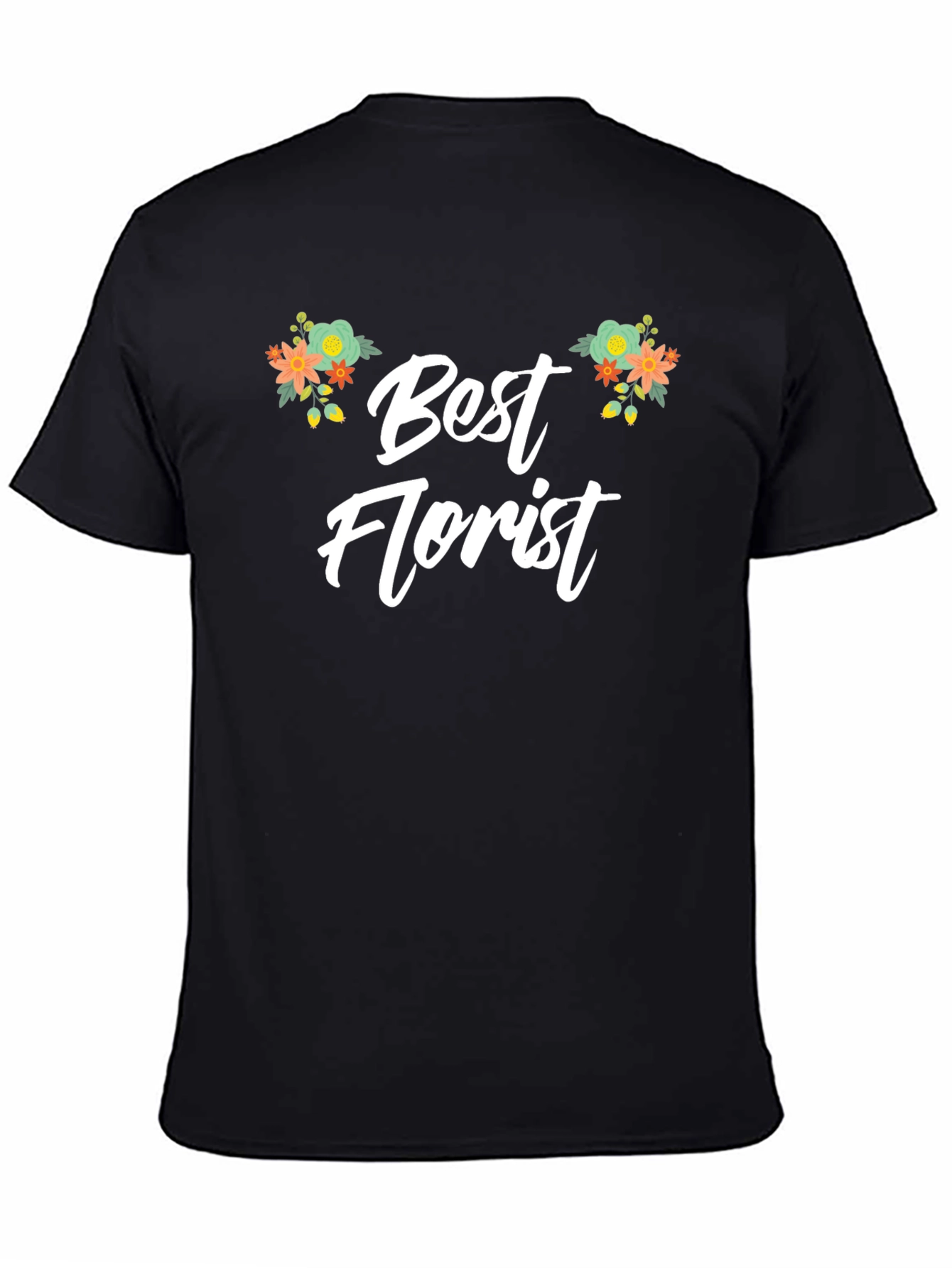 Best Florist Graphic T-Shirt - Floral Design