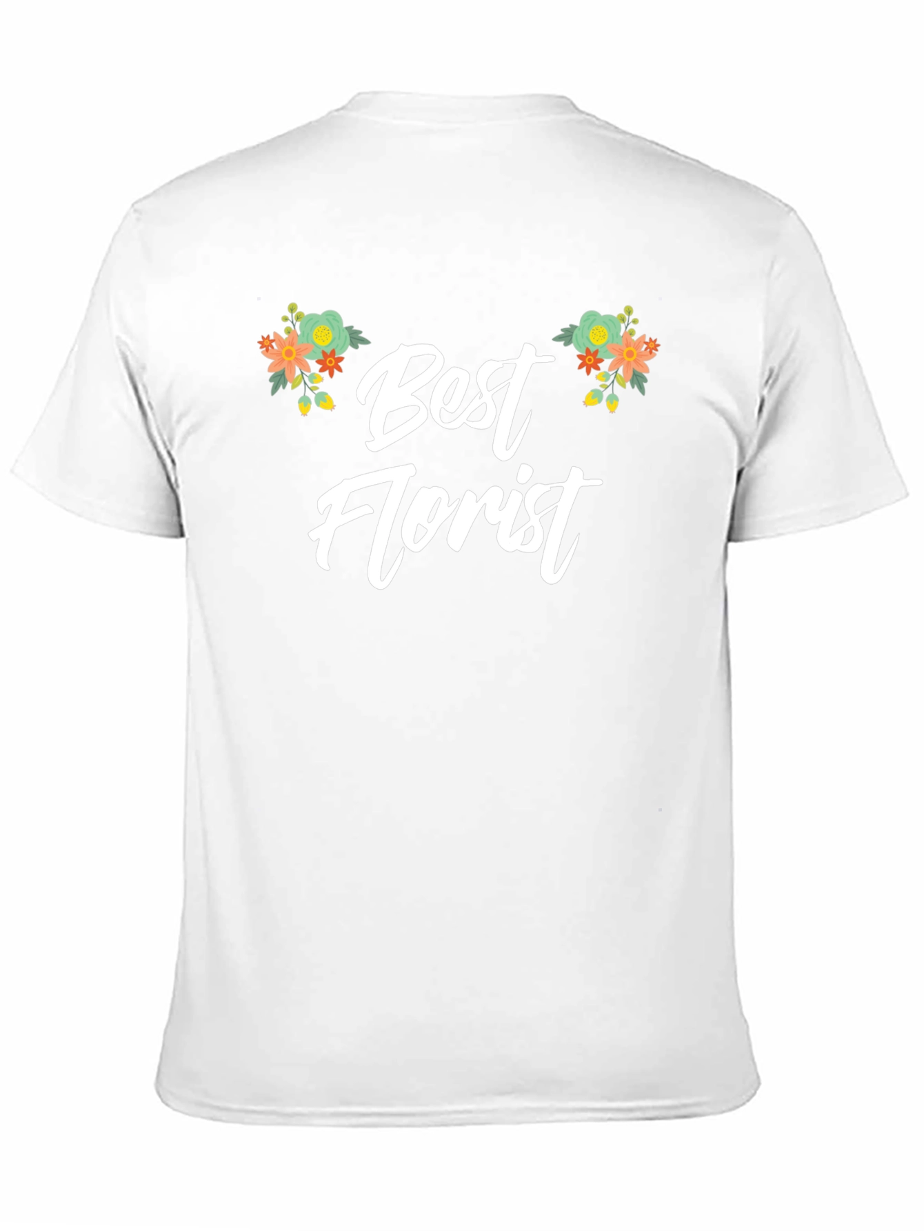 Best Florist Graphic T-Shirt - Floral Design