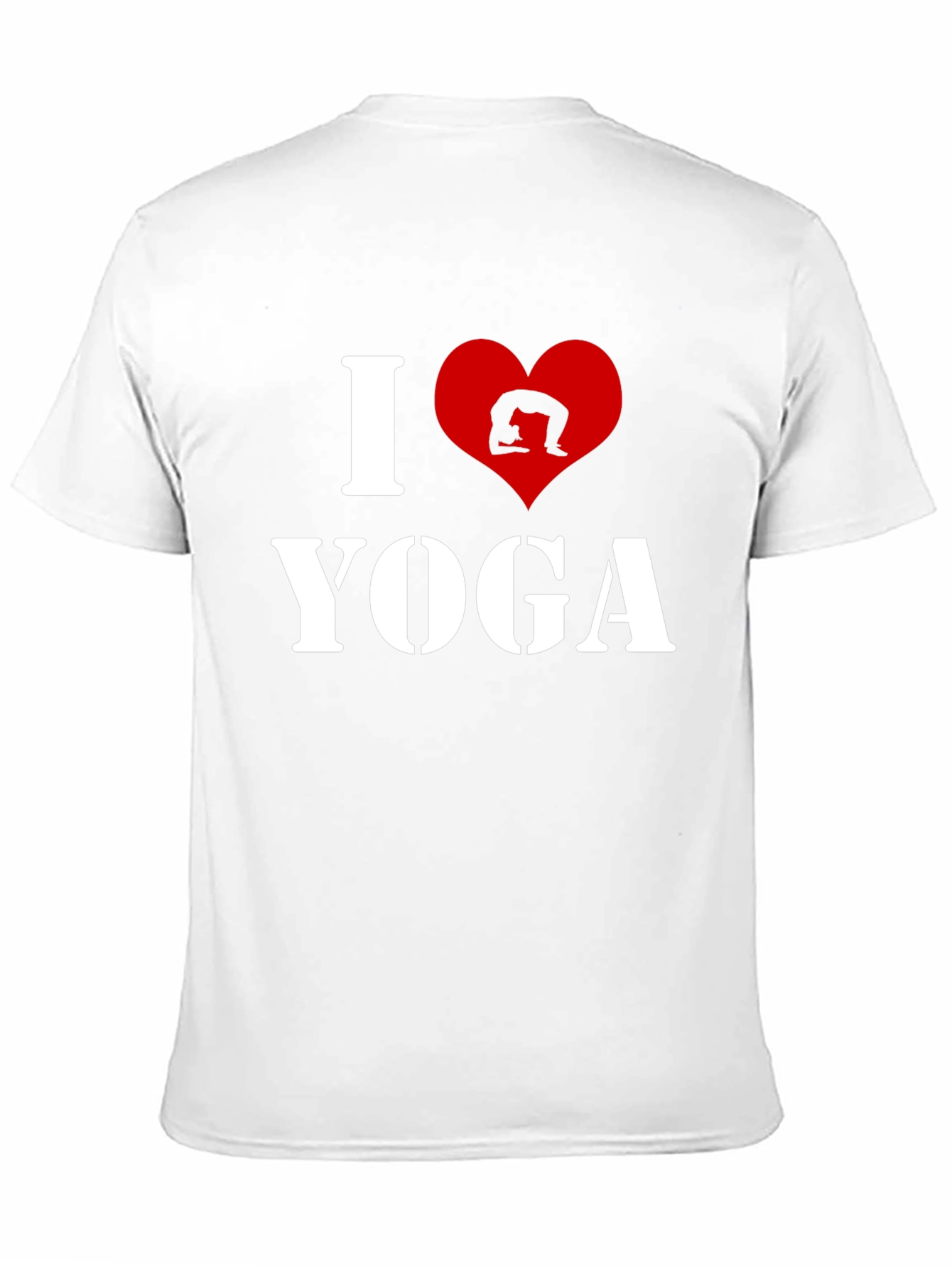 I Love Yoga Black T-Shirt - Mens Graphic Tee