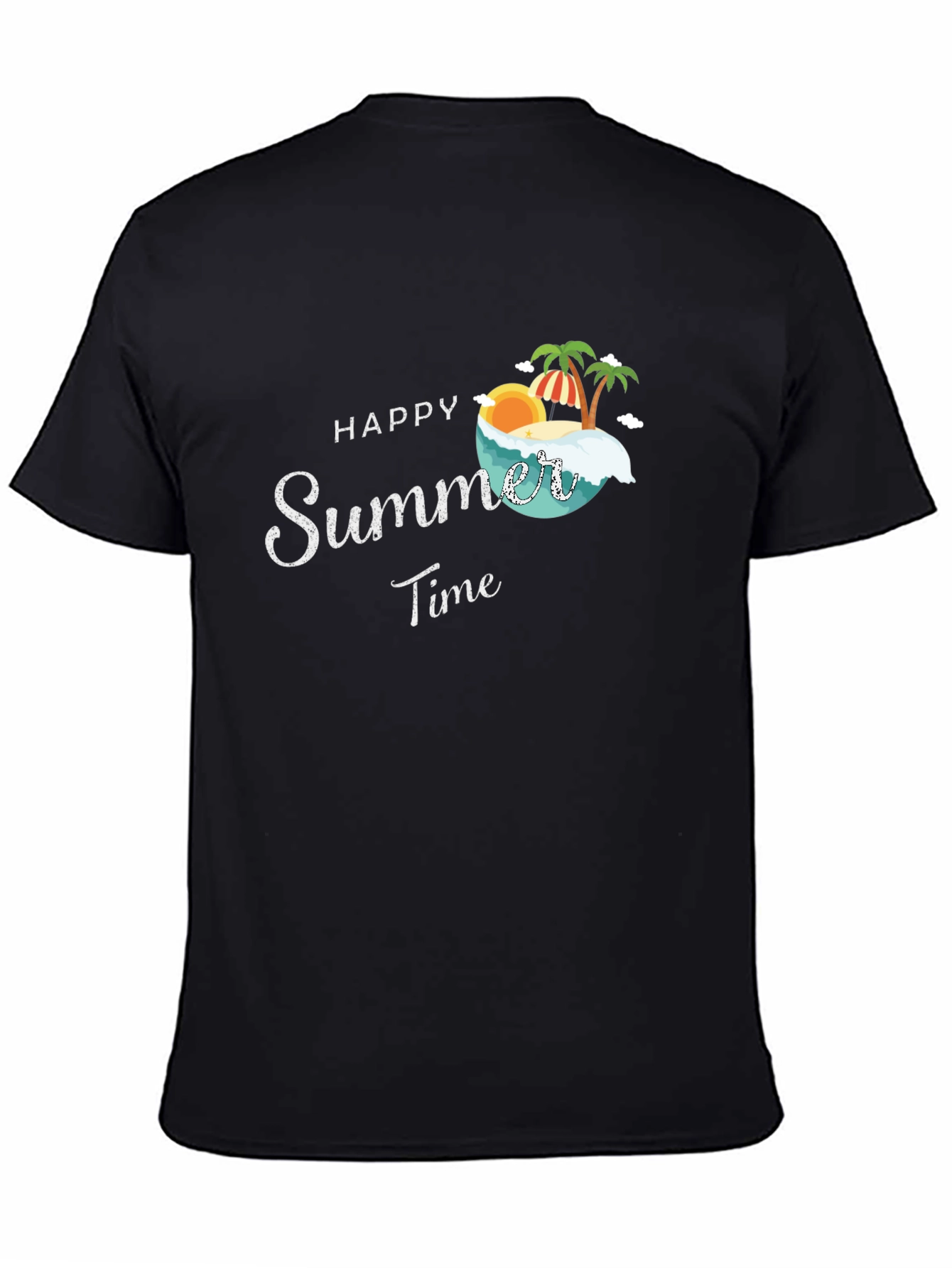 Happy Summer Time Graphic T-Shirt