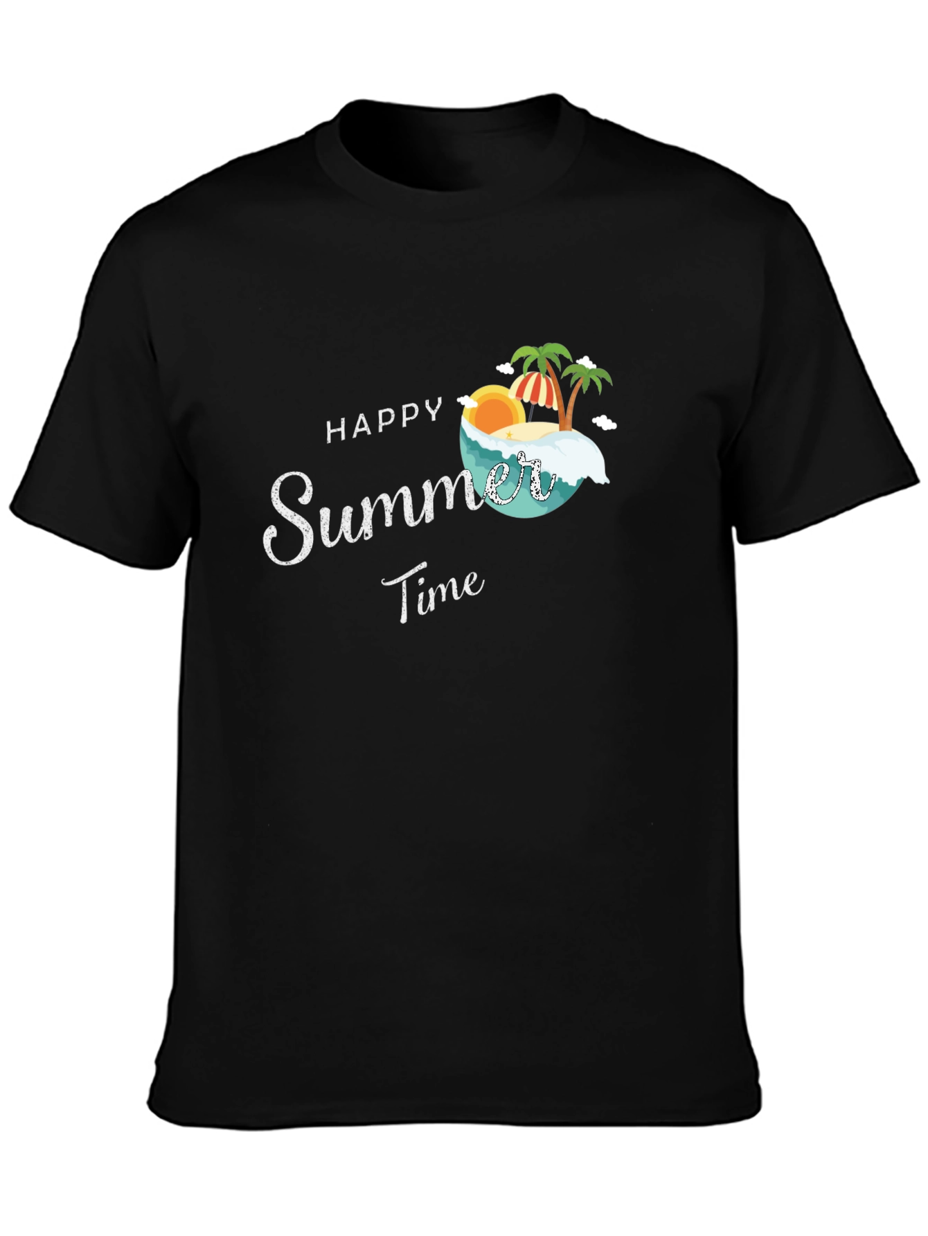Happy Summer Time Graphic T-Shirt