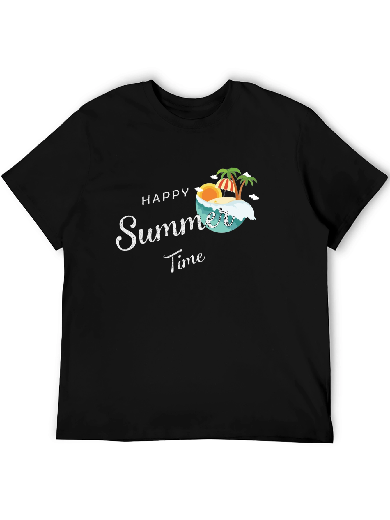 Happy Summer Time Graphic T-Shirt