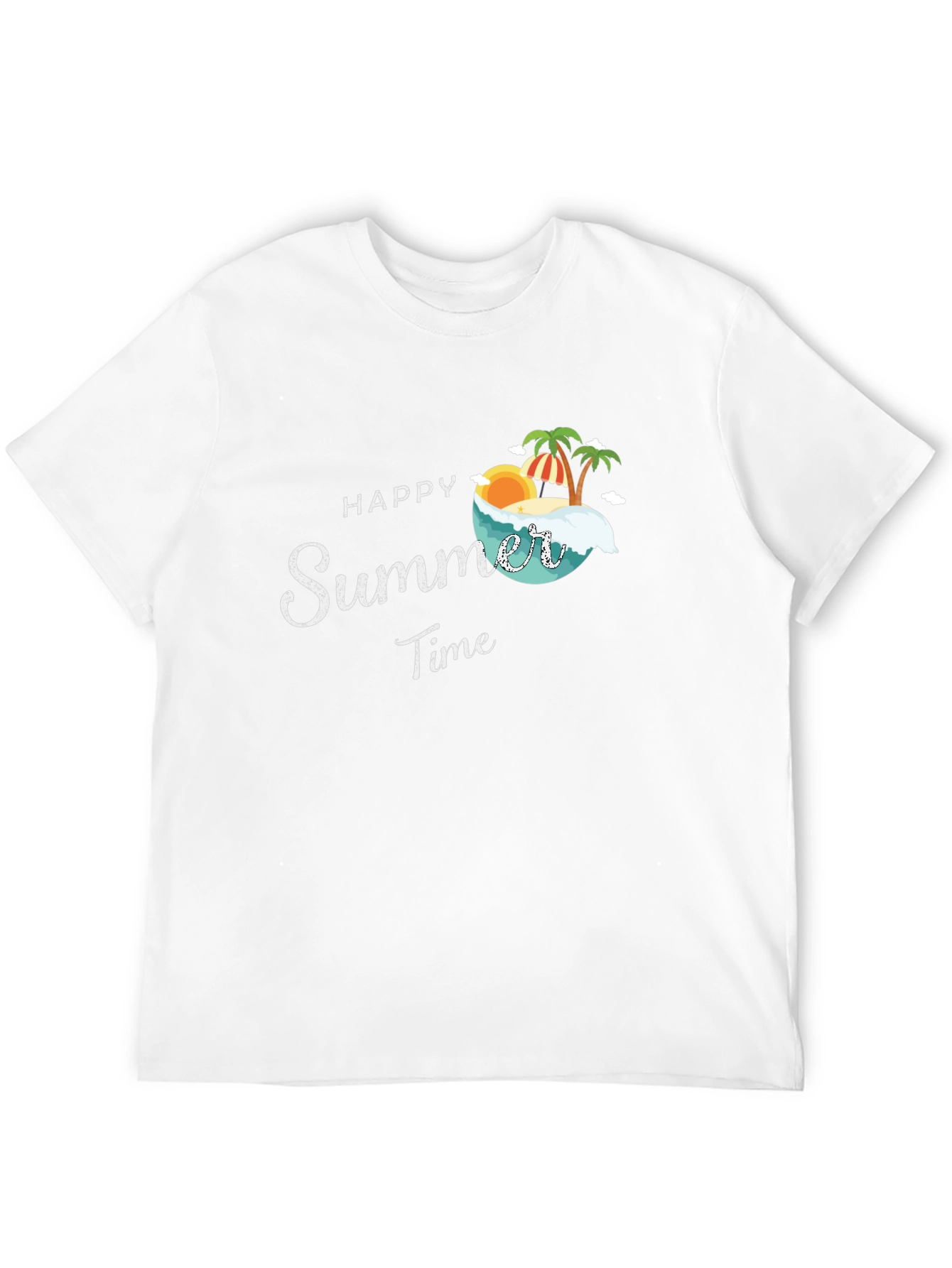 Happy Summer Time Graphic T-Shirt