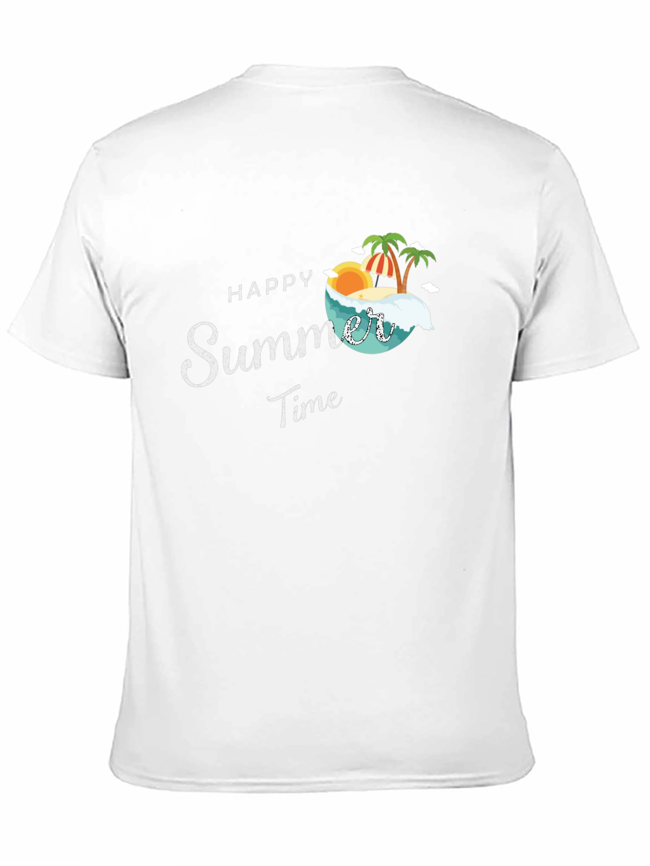 Happy Summer Time Graphic T-Shirt