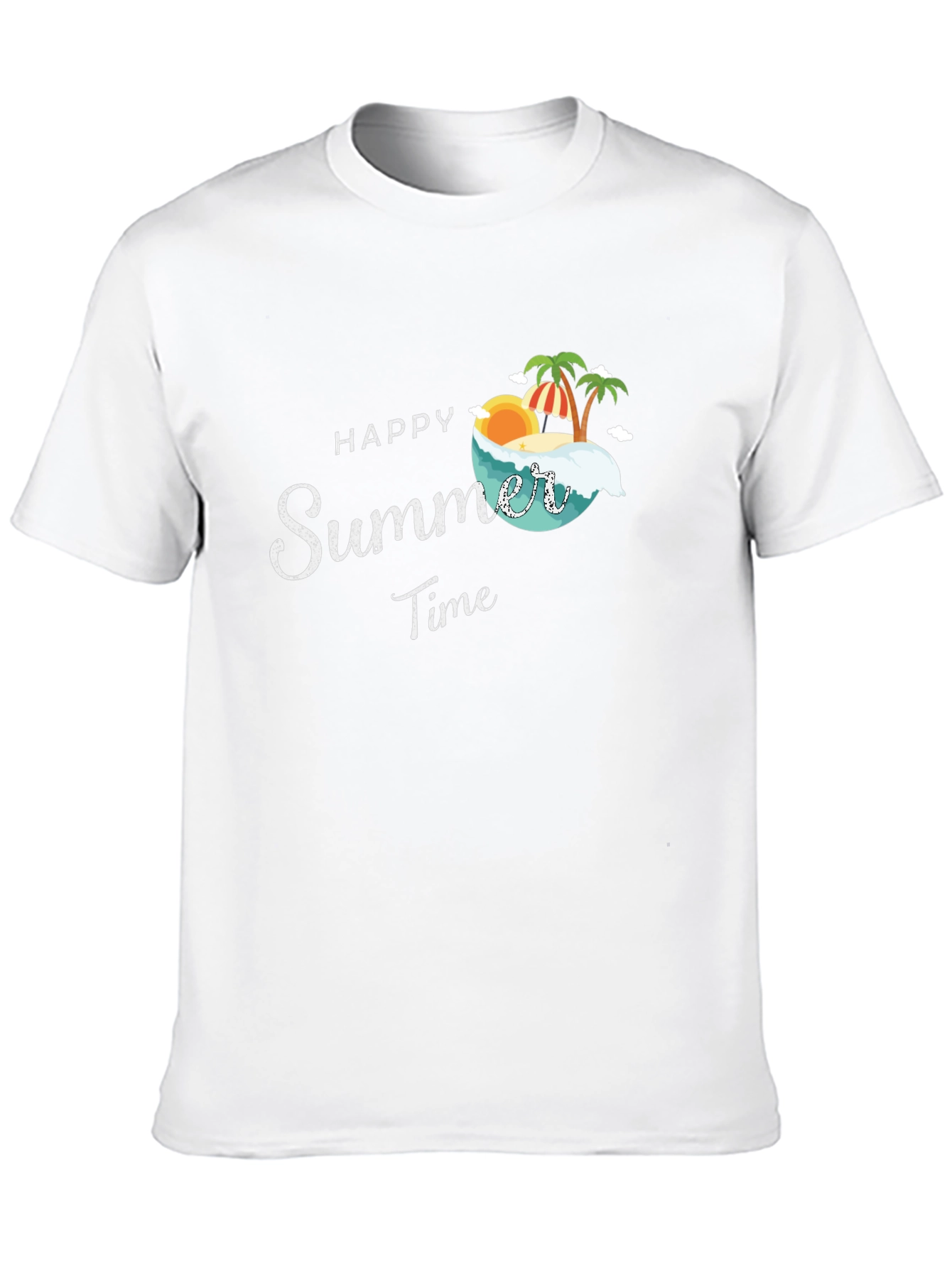 Happy Summer Time Graphic T-Shirt